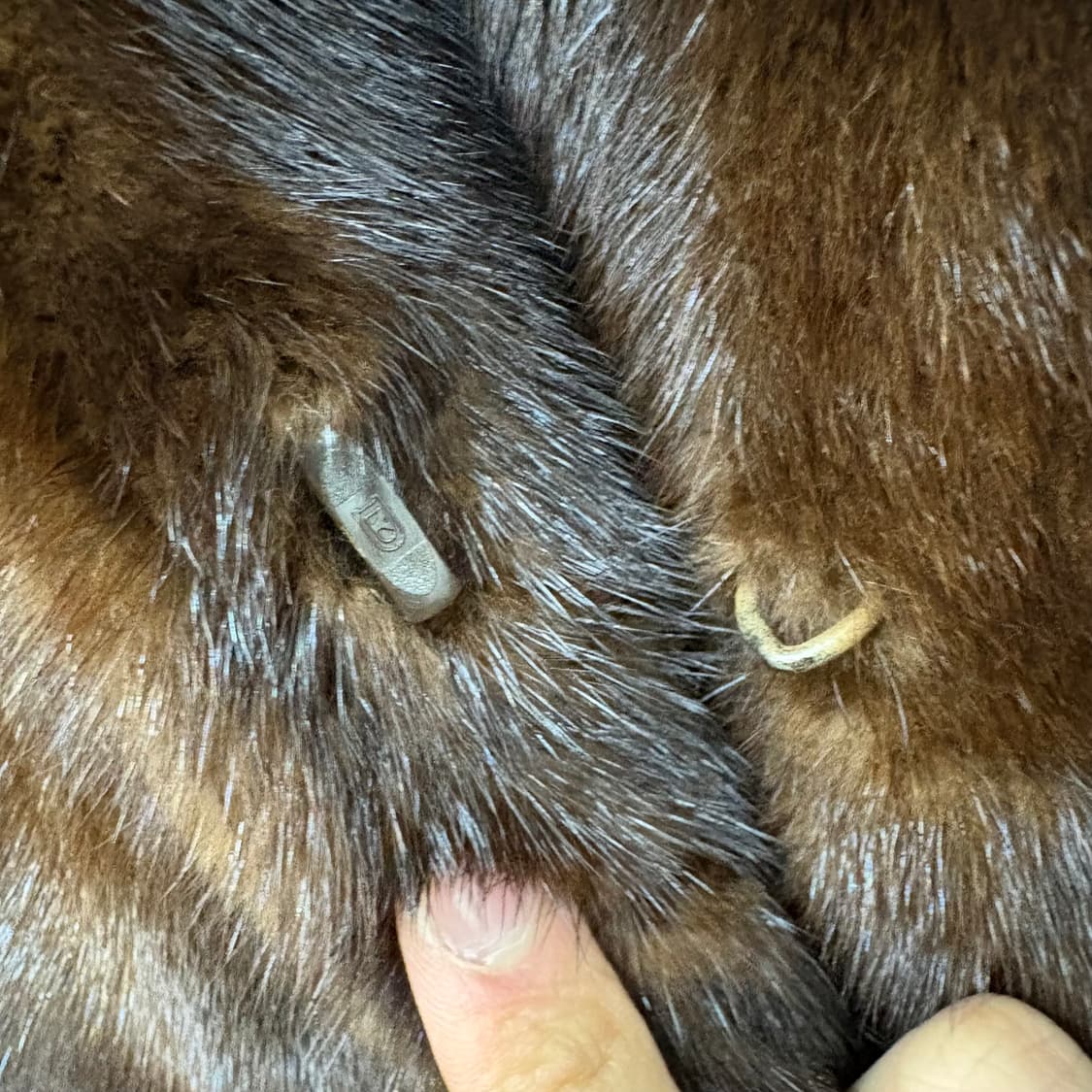 진도 JINDO 갈색 밍크 롱코트 여 M 상품이미지3