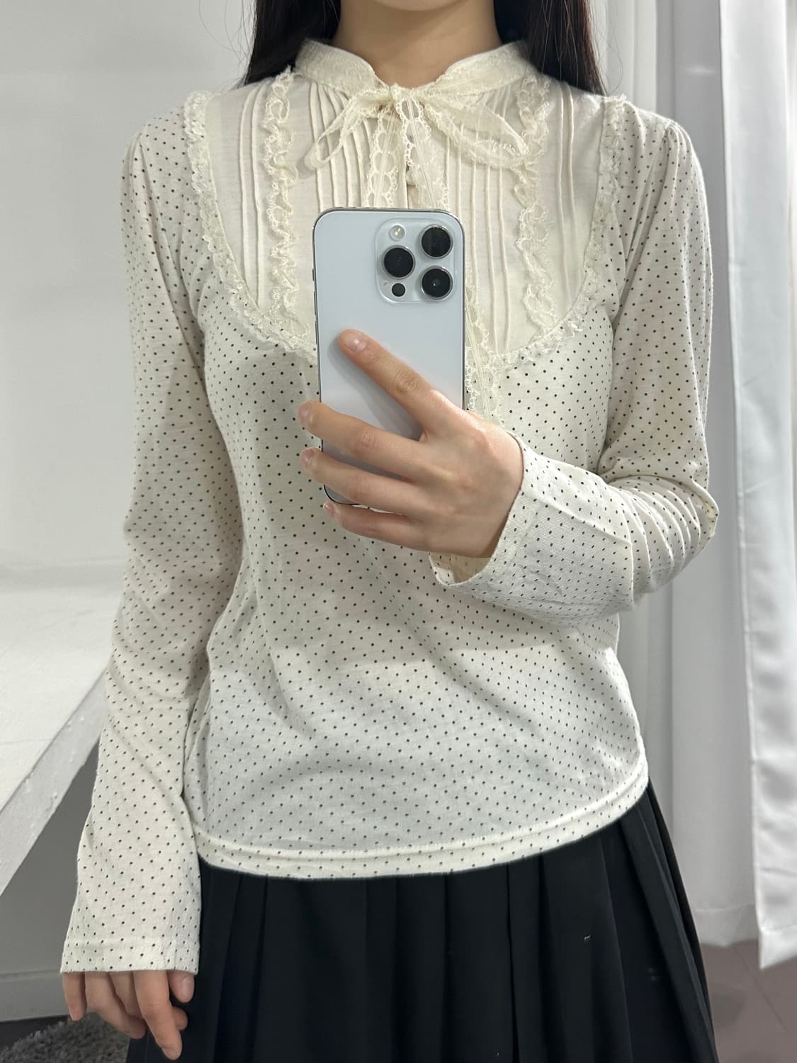 estacot dot design top 상품이미지2