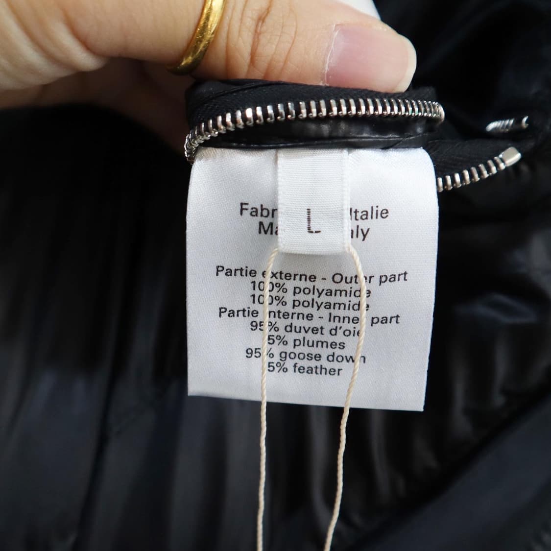 에르메스 블랙 폴리쉘 자켓 상품이미지9