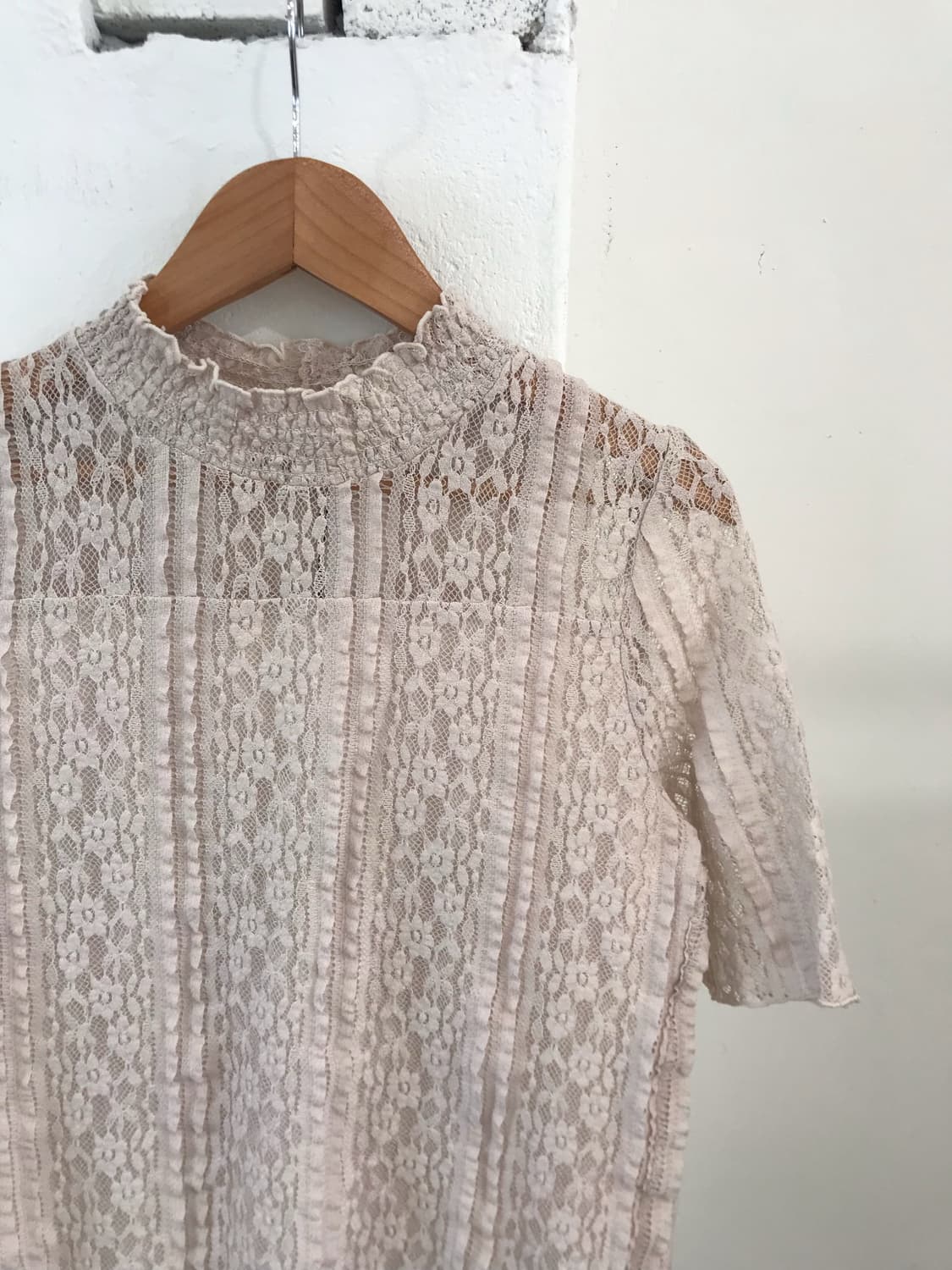 레이스 프릴 탑 상품이미지7