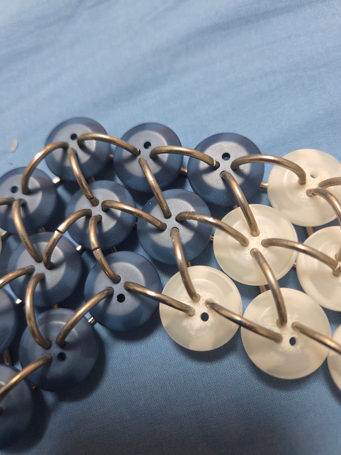 스테판쿡 버튼 스트랩 블루/화이트 상품이미지3