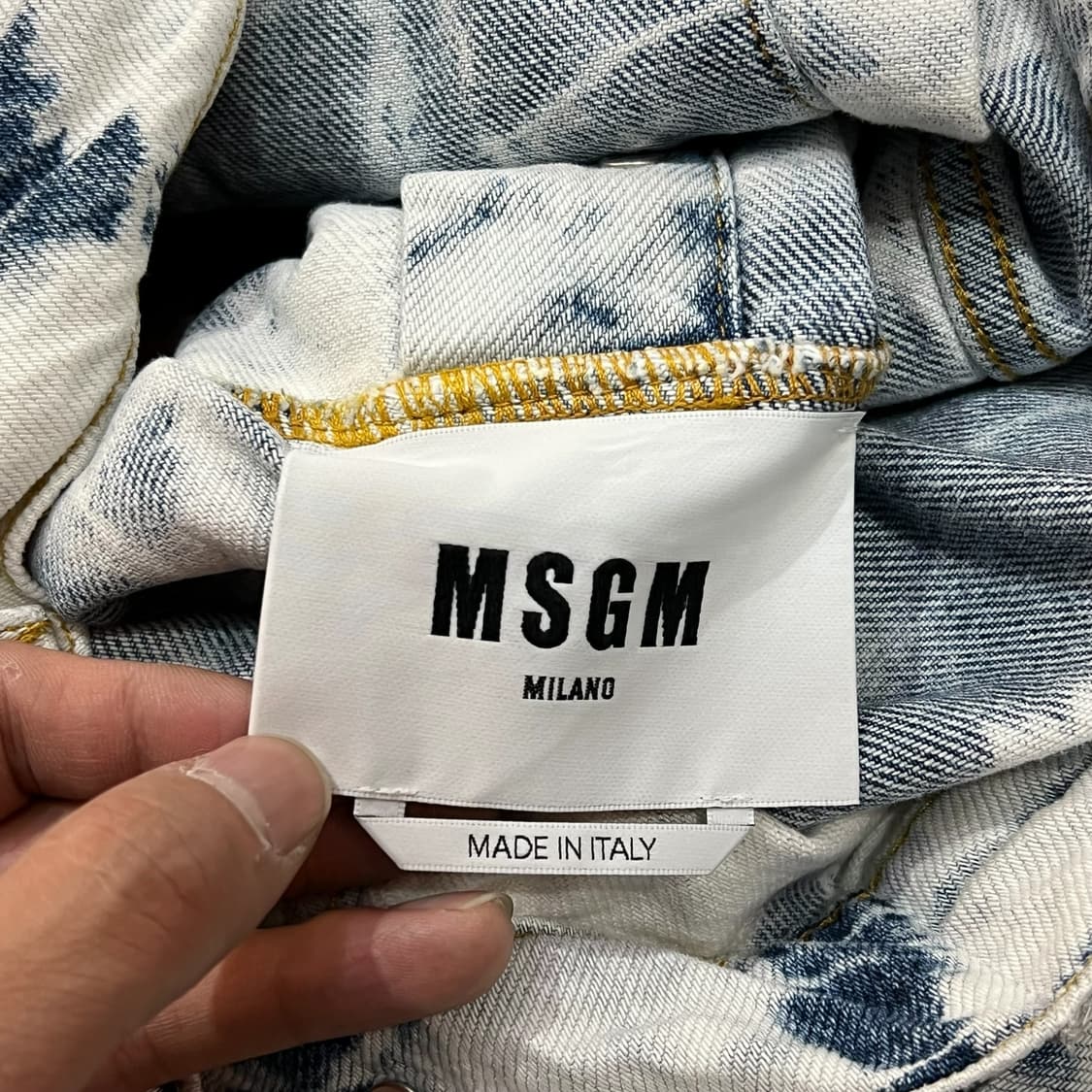 msgm 워싱 트러커 자켓 y12086 상품이미지9