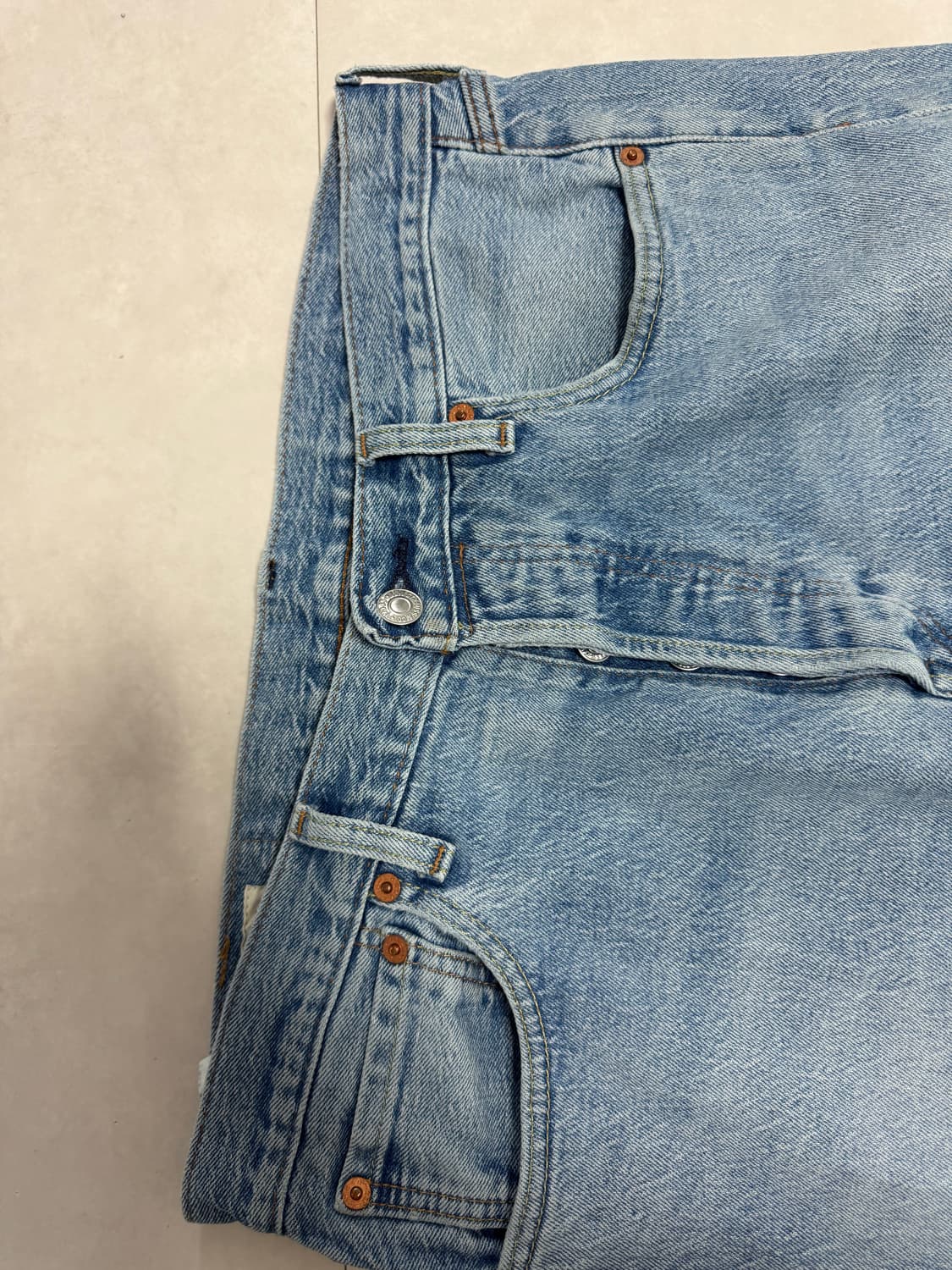 리바이스 501 오리지널핏 W34 워터리스 라이트블루 상품이미지2