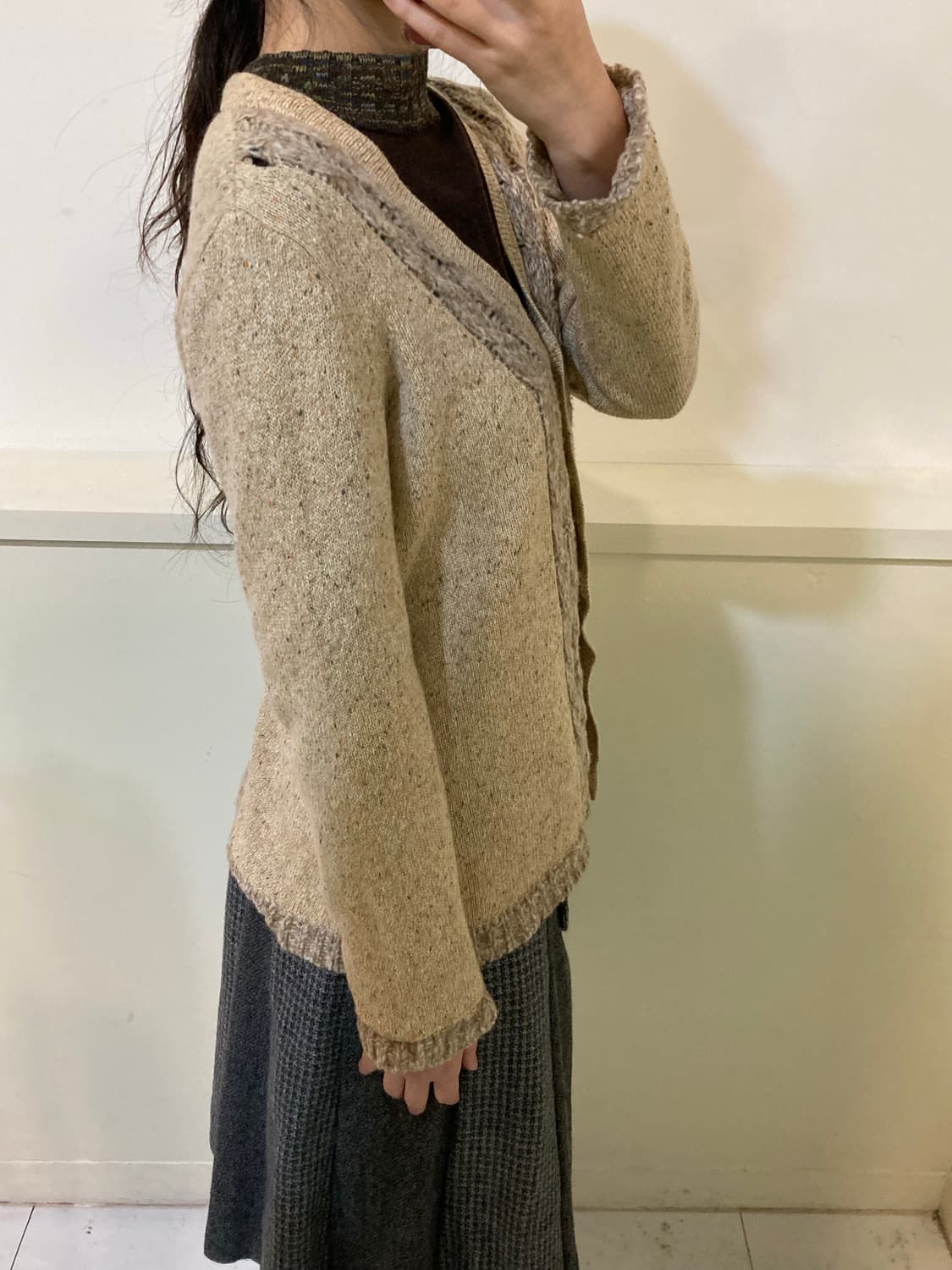 에스닉 오트밀 가디건 상품이미지10