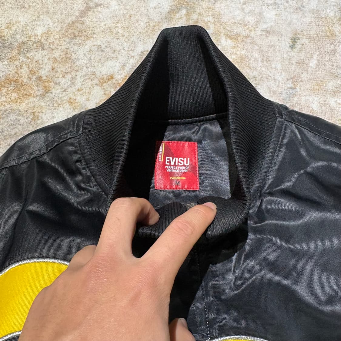 에비수 빅로고 빈티지 점퍼 상품이미지3