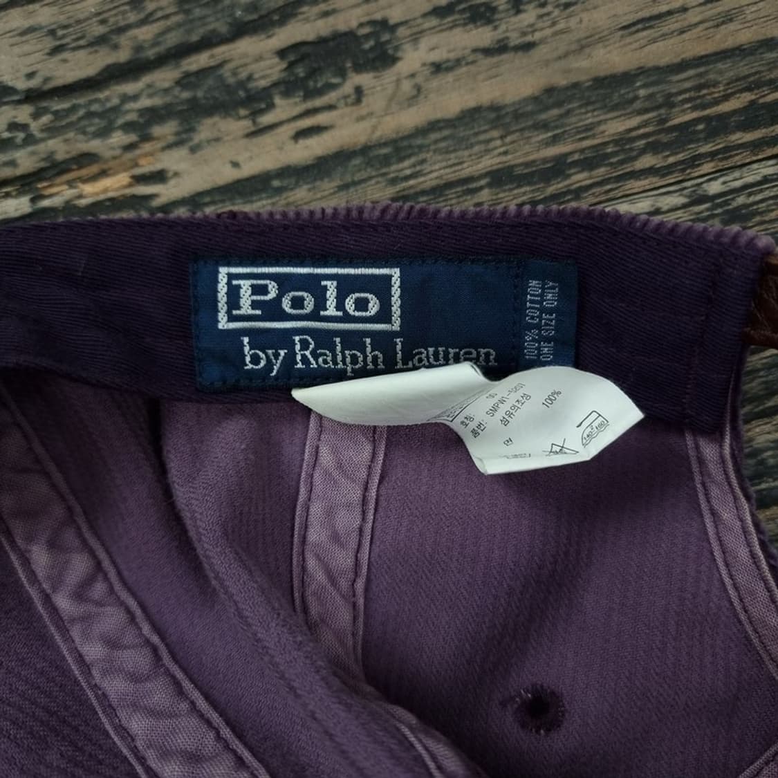 [폴로 랄프로렌] 90's 빈티지 레더 패치 코듀로이 캡 P01266 상품이미지7