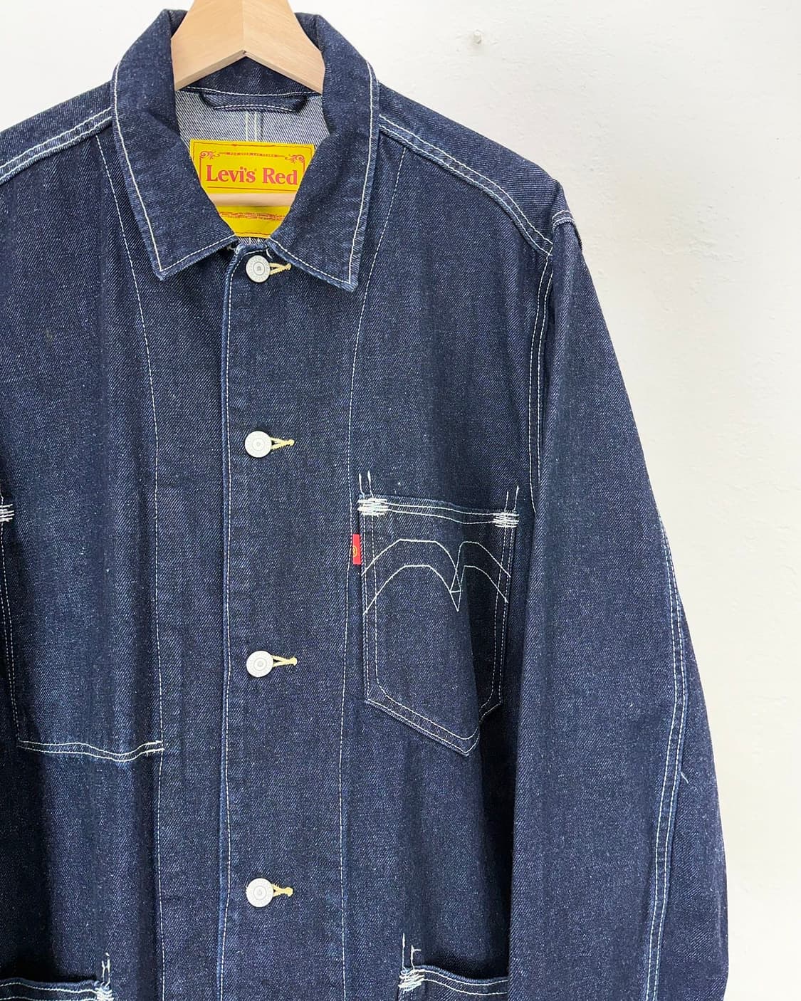 리바이스 레드 엔지니어 블랭크 커버올 데님 자켓 상품이미지3