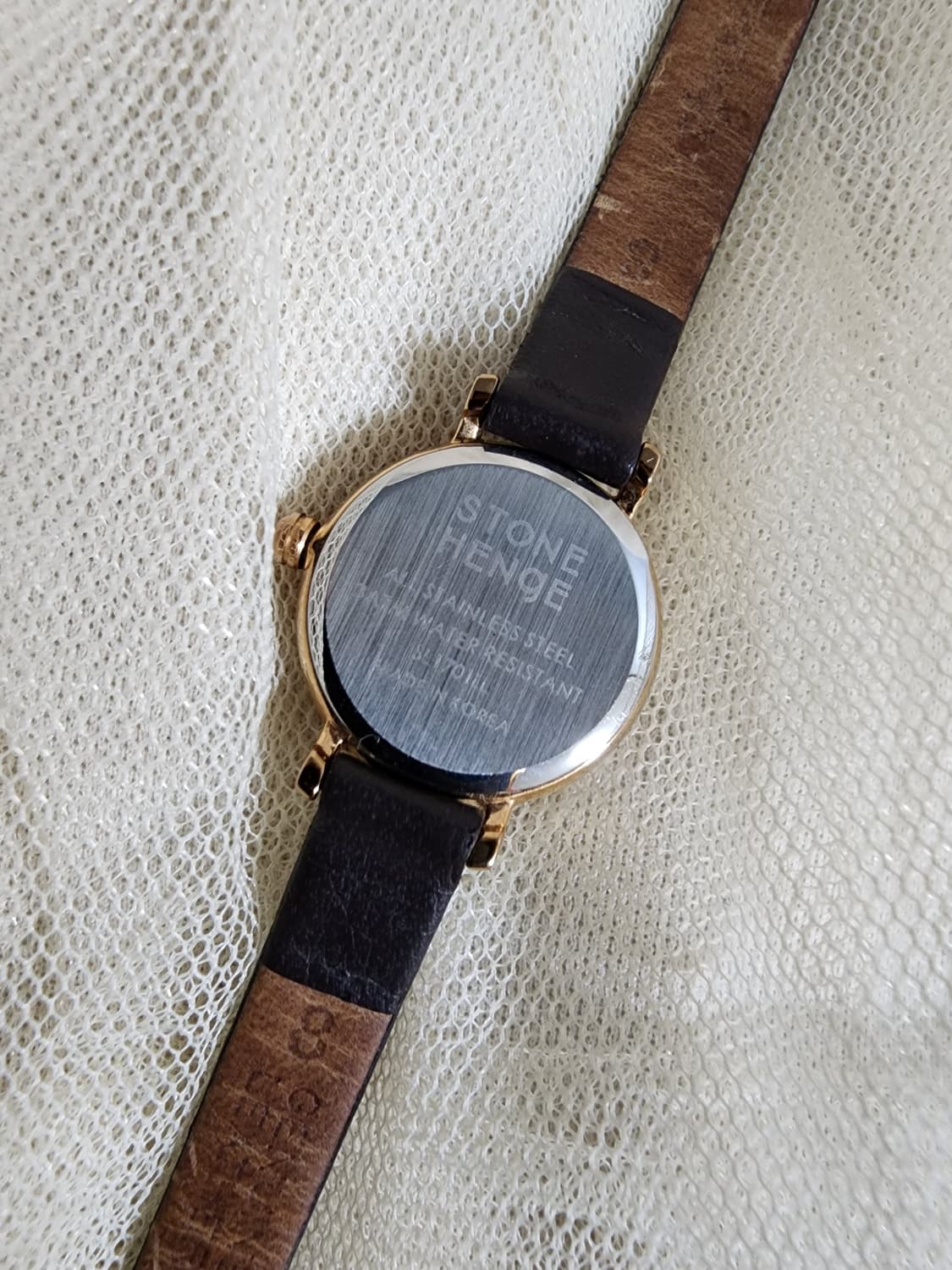 스톤헨지 가죽 시계 Roman Dial 여성용 상품이미지4