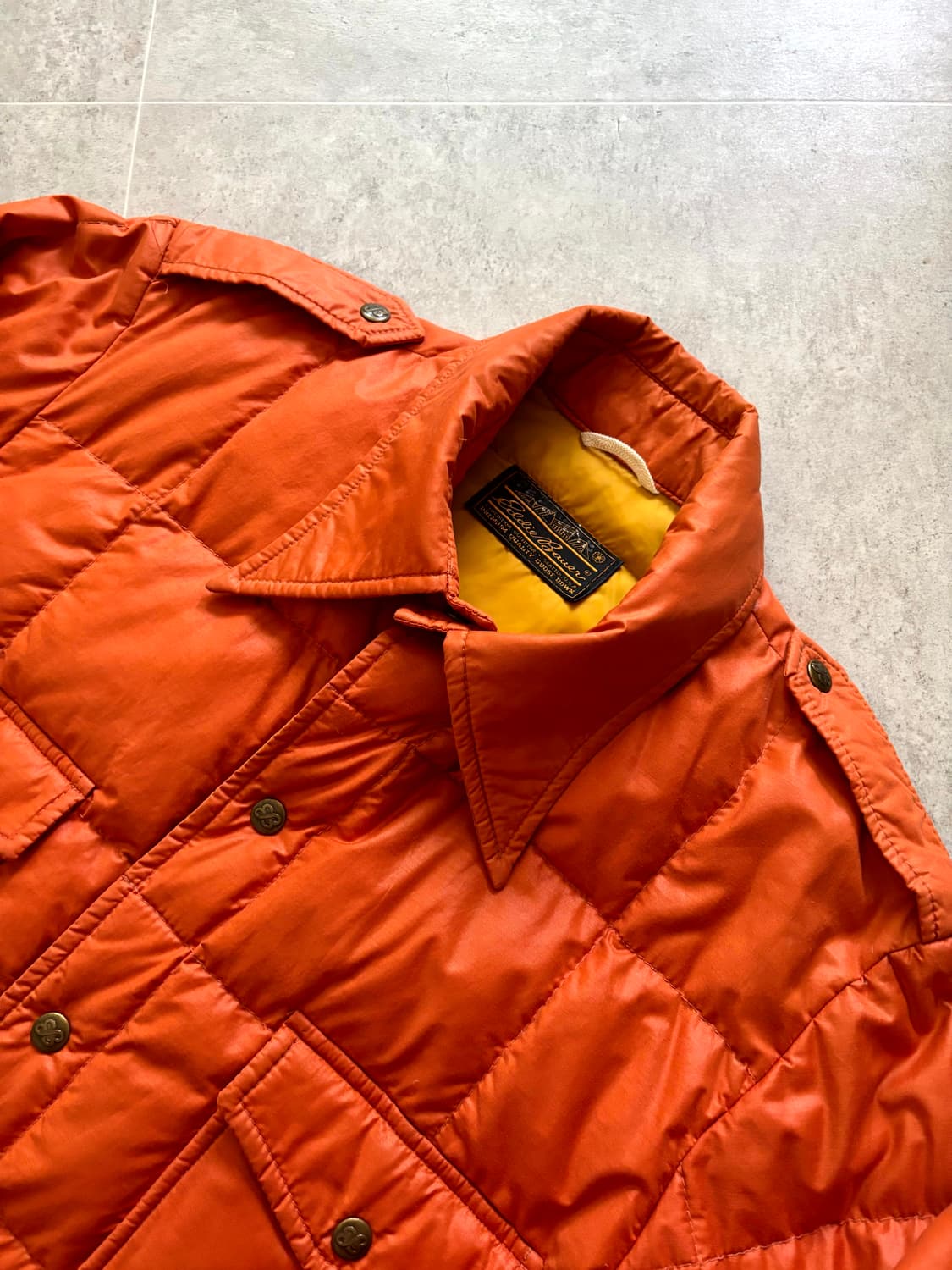 70's 에디바우어 퀼팅 셔츠 자켓 105 상품이미지5