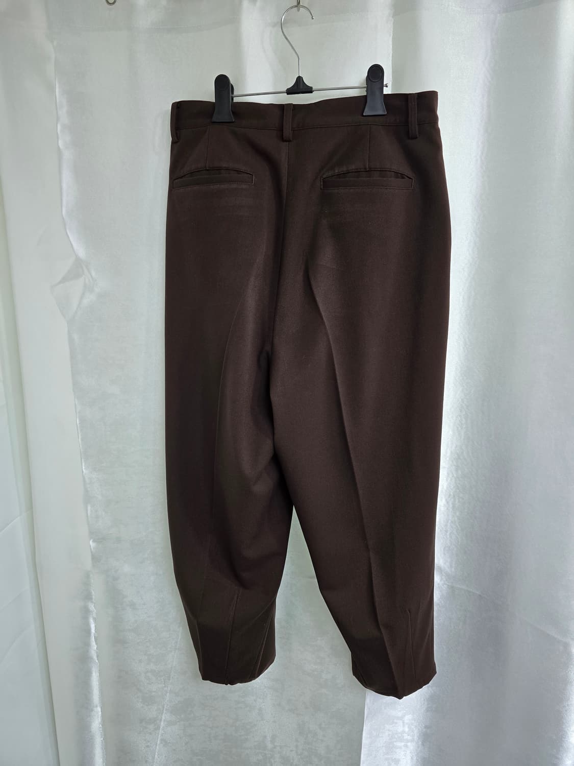 HARE 브라운 핀턱 와이드 팬츠 (1836) 상품이미지2