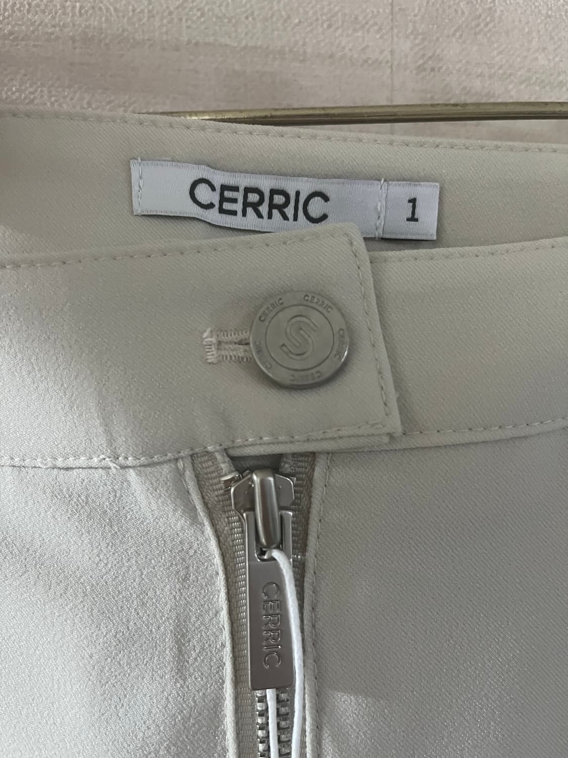 세릭 CERRIC front zipper slim pants(1size) 상품이미지6