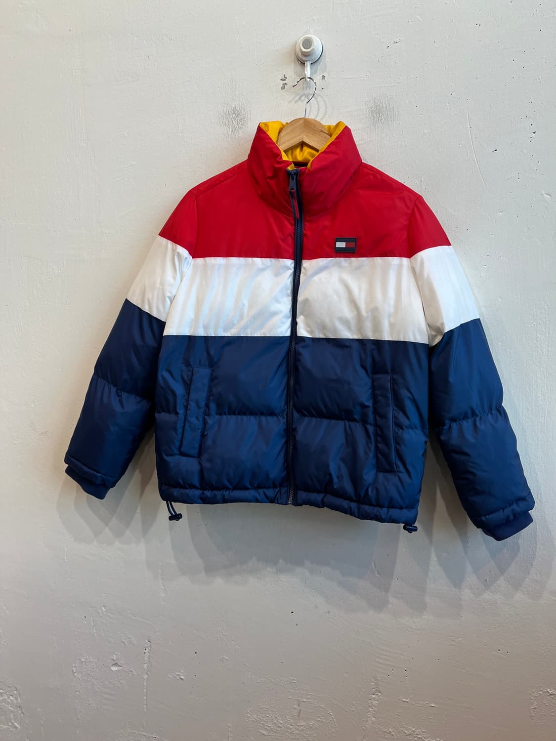 타미힐피거 컬러블럭 프리마로프트 패딩 S 상품이미지1