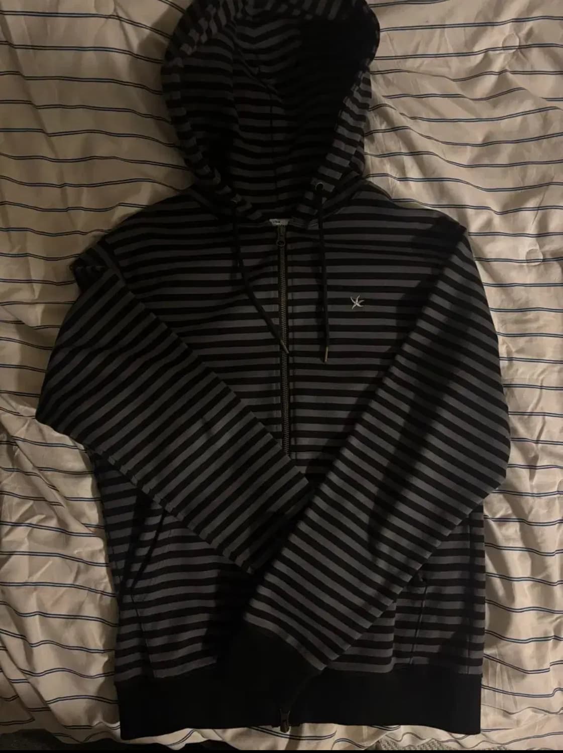 더콜디스트모먼트 스트라이프 후드집업 M 상품이미지2