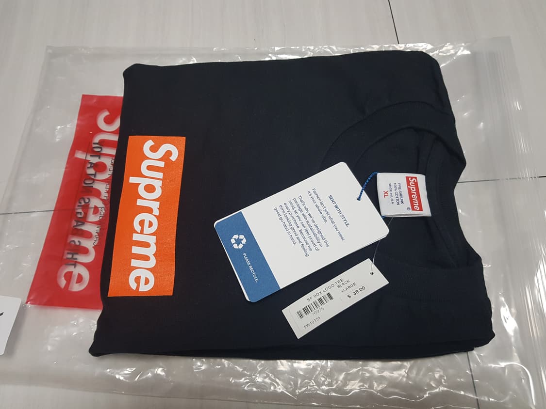 19fw 슈프림 샌프란시스코 박스로고 티셔츠 상품이미지2