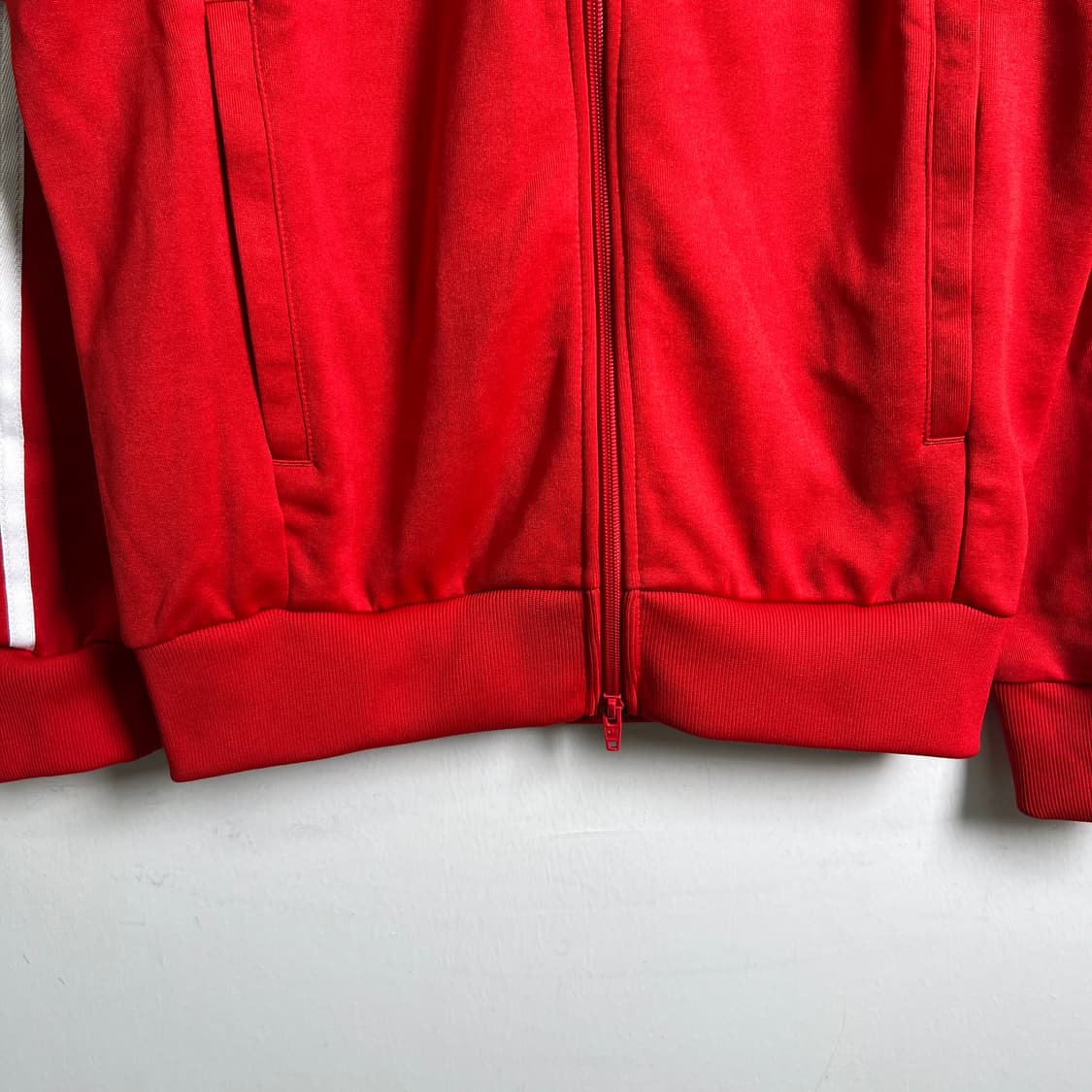 아디다스 레드 슈퍼스타 트랙탑 져지 S 상품이미지5