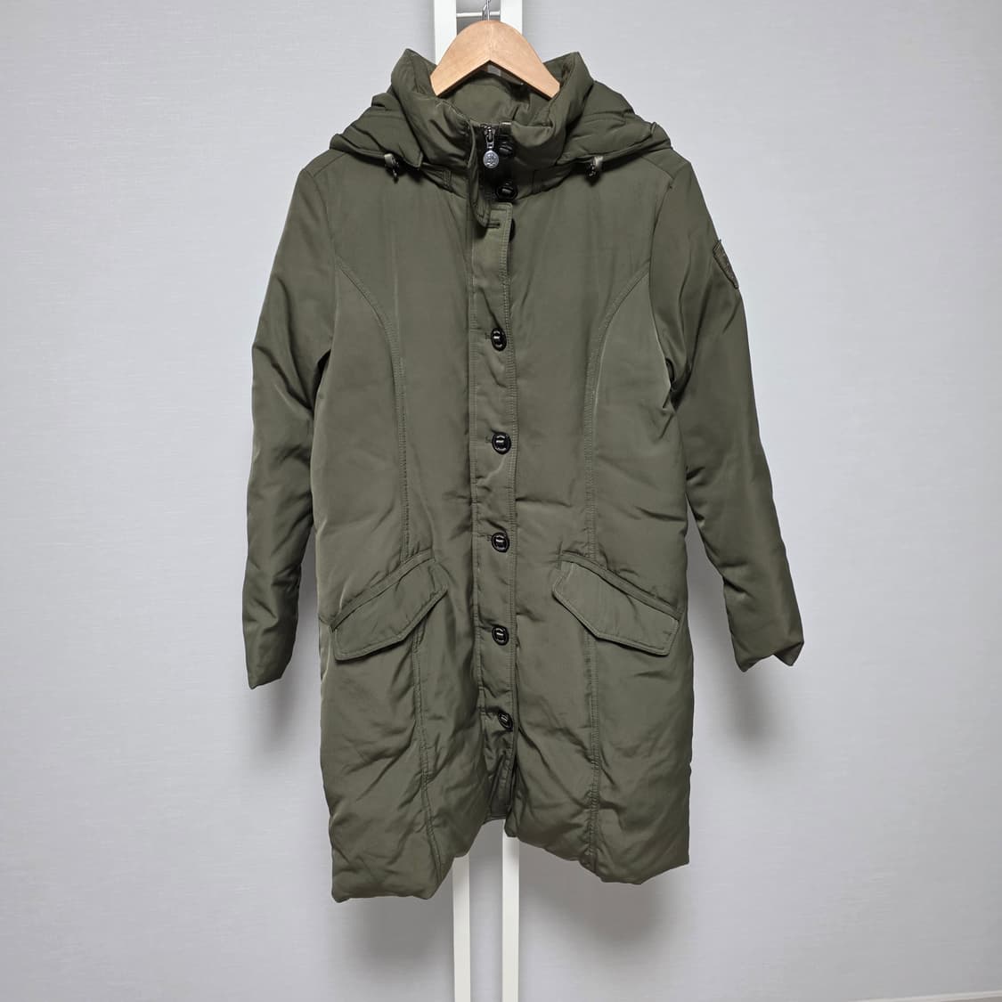 타미힐피거 카키 롱패딩 상품이미지1