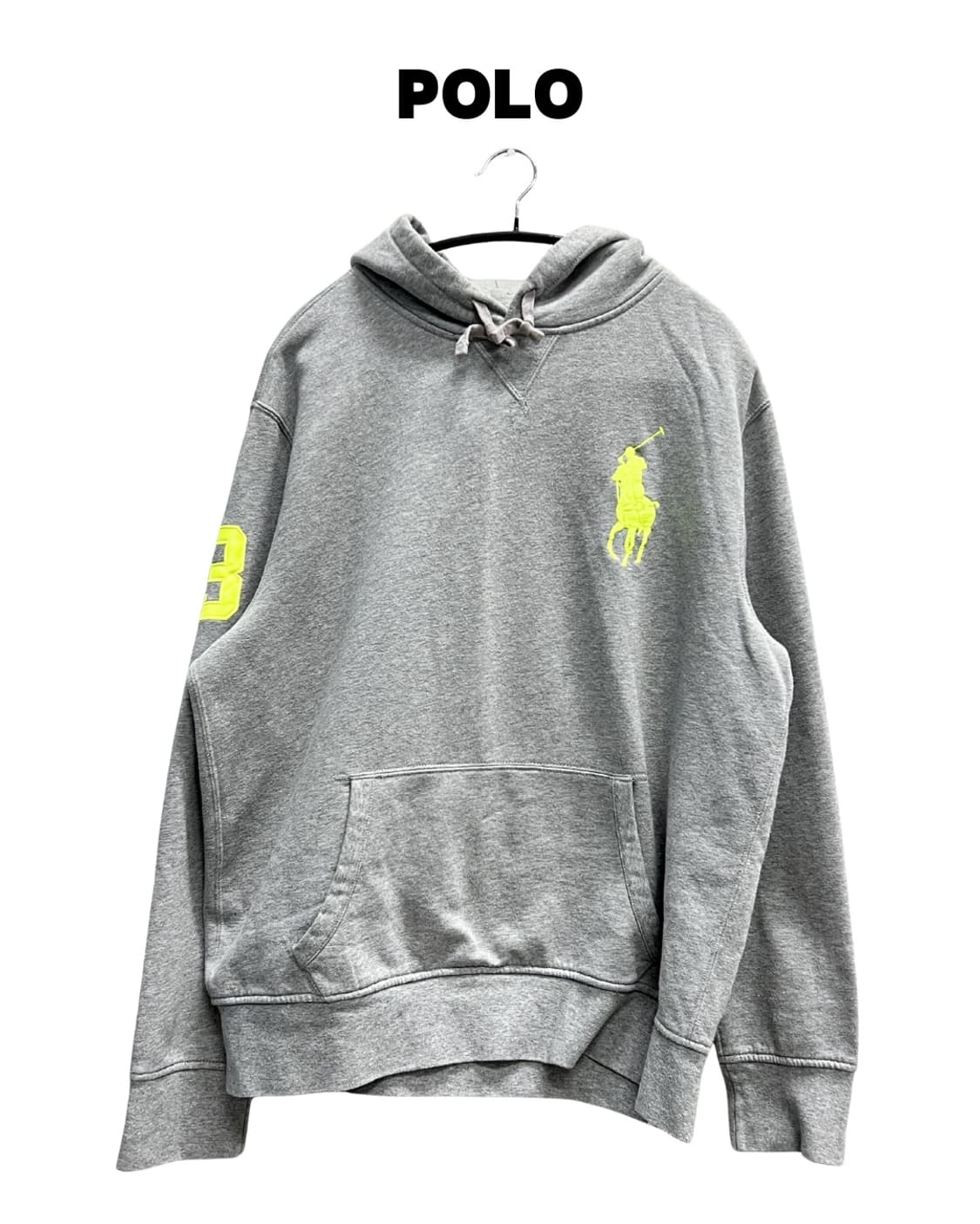 폴로랄프로렌 빅포니 후드 티 그레이 상품이미지1