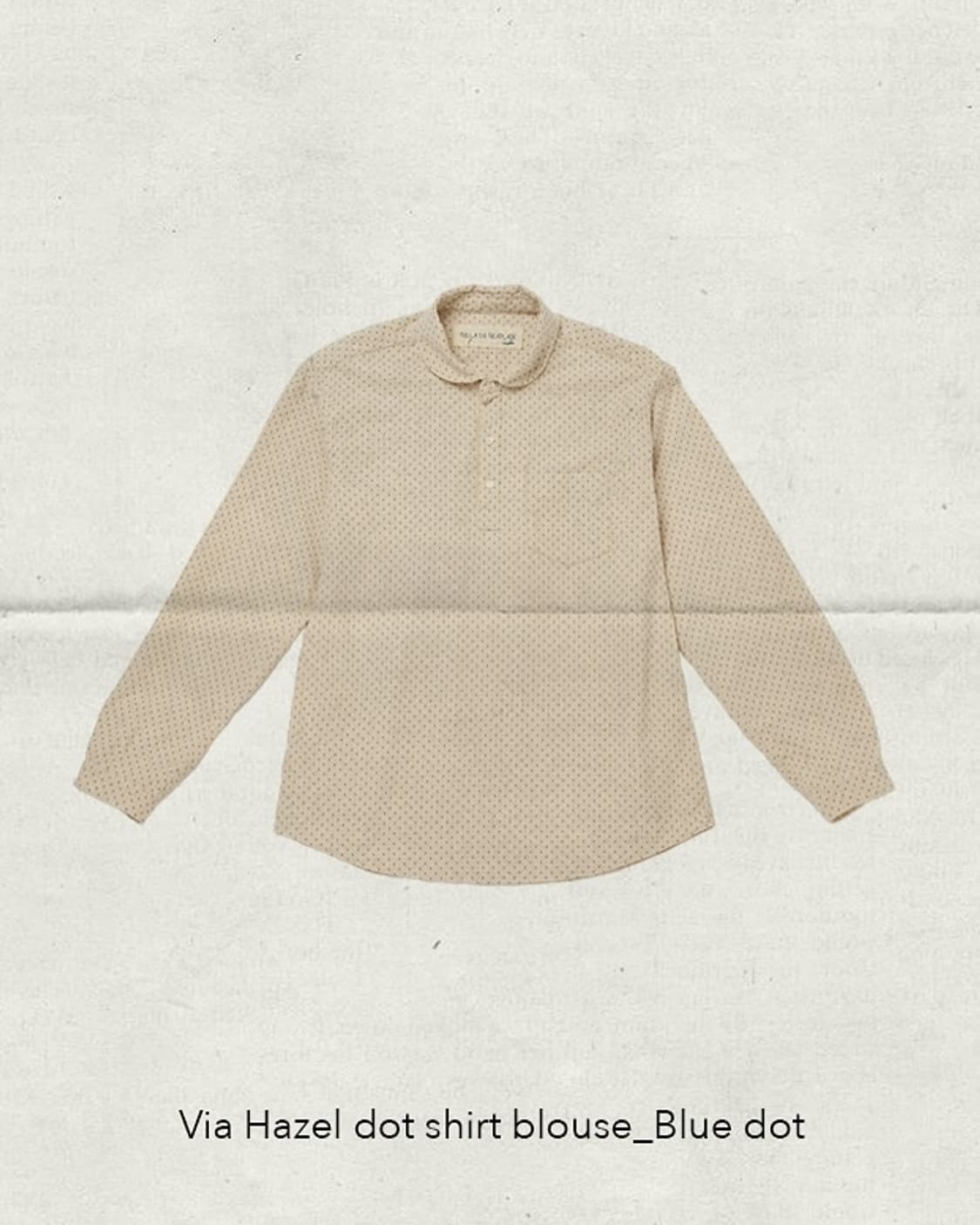 비아플레인 도트 블라우스 셔트 VIA HAZEL DOT SHIRT 상품이미지2