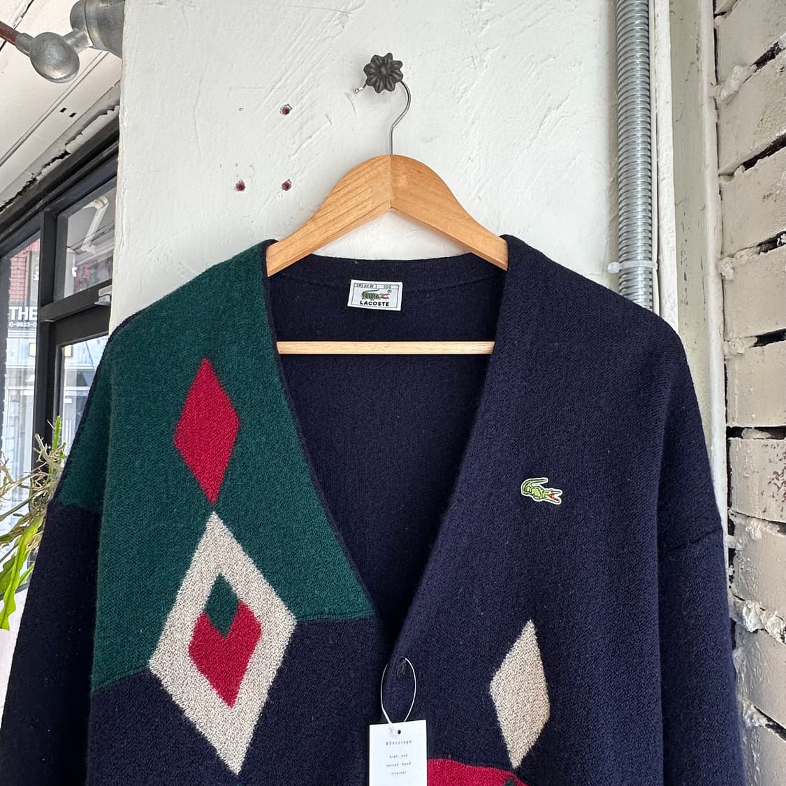 15499 - 라코스테 아가일 가디건 상품이미지1