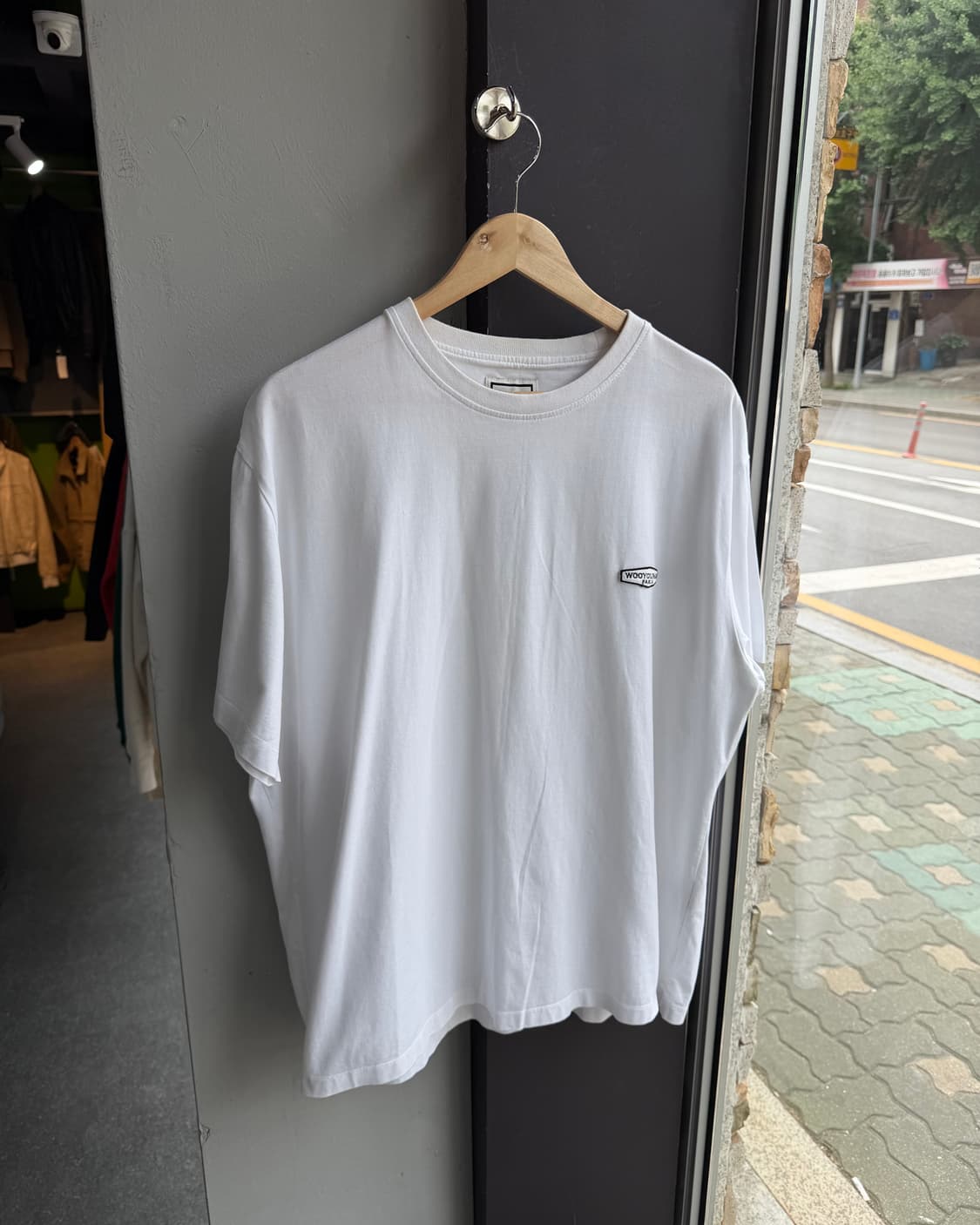 52/ 우영미 백로고 클래식 반팔 상품이미지3