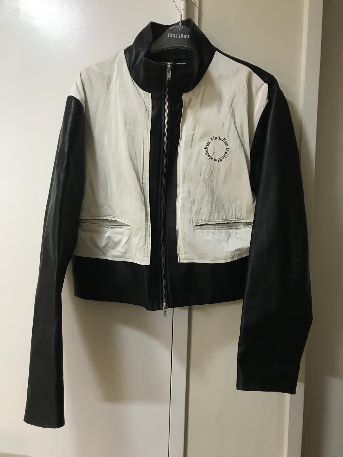 마뗑킴 가죽 라이더 자켓 상품이미지1