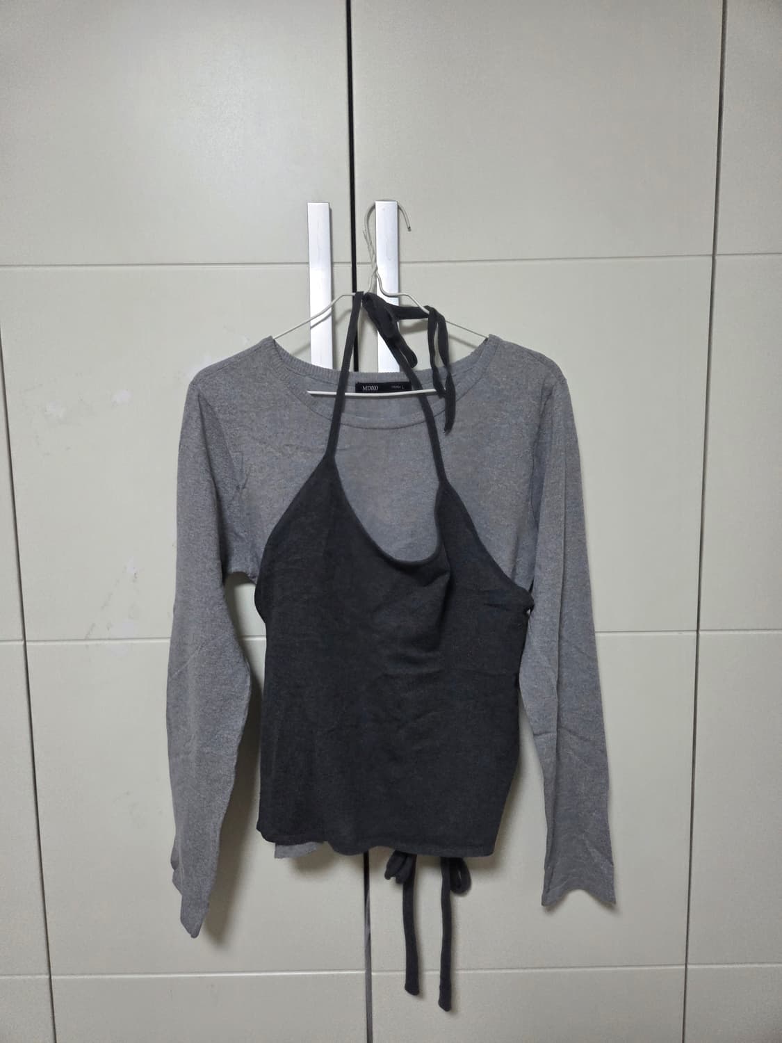 미쏘 홀터 롱슬리브 상품이미지1