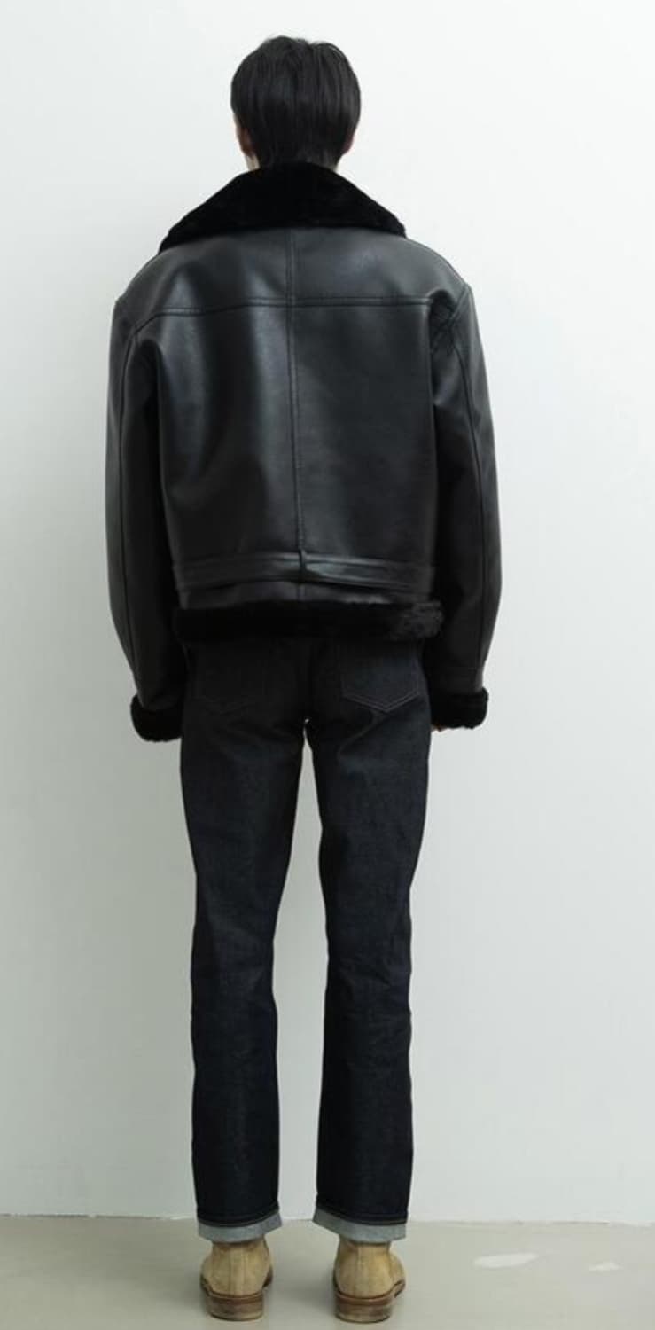 론트 무스탕 새제품 상품이미지3