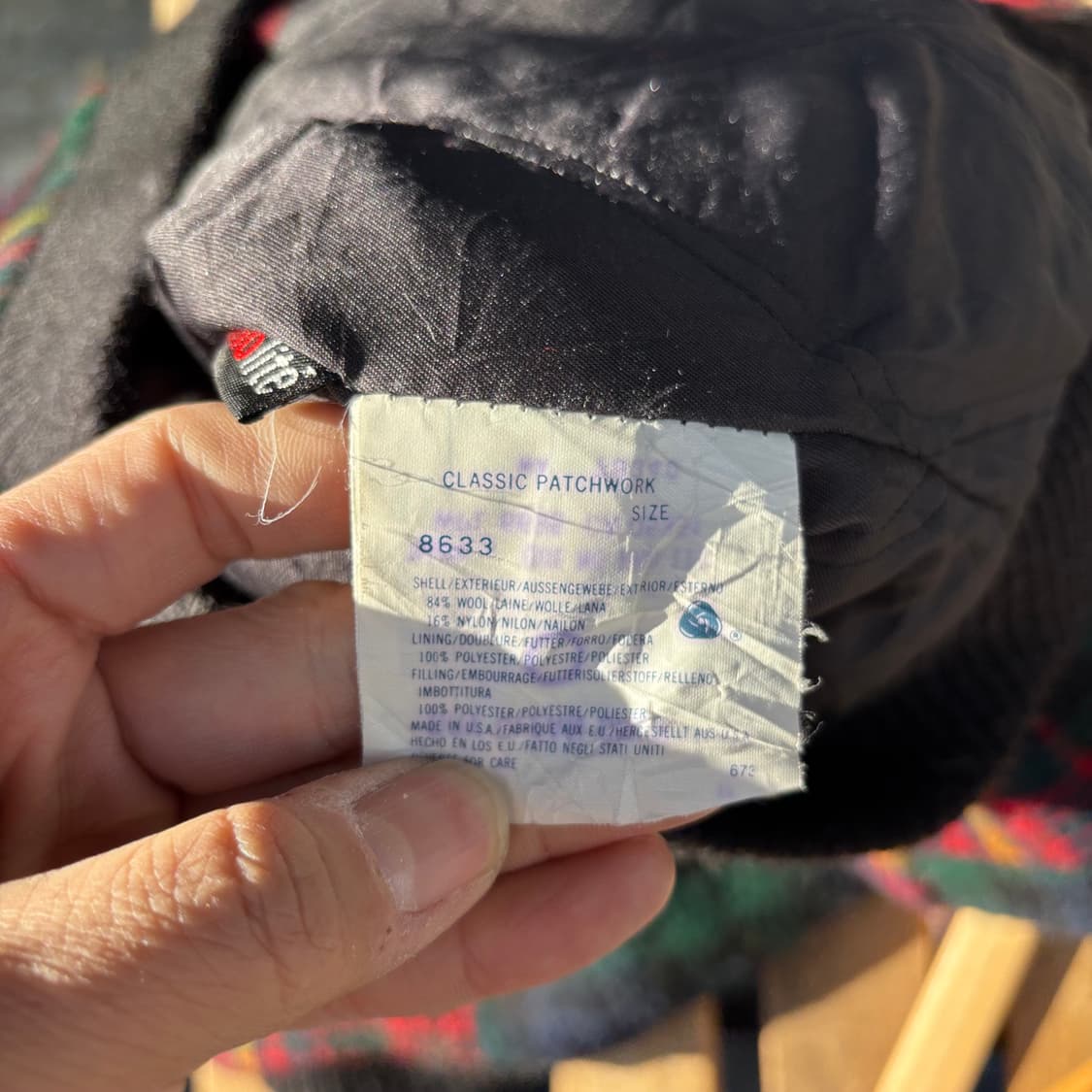 빈티지 울리치 패치워크 울 자켓 상품이미지6