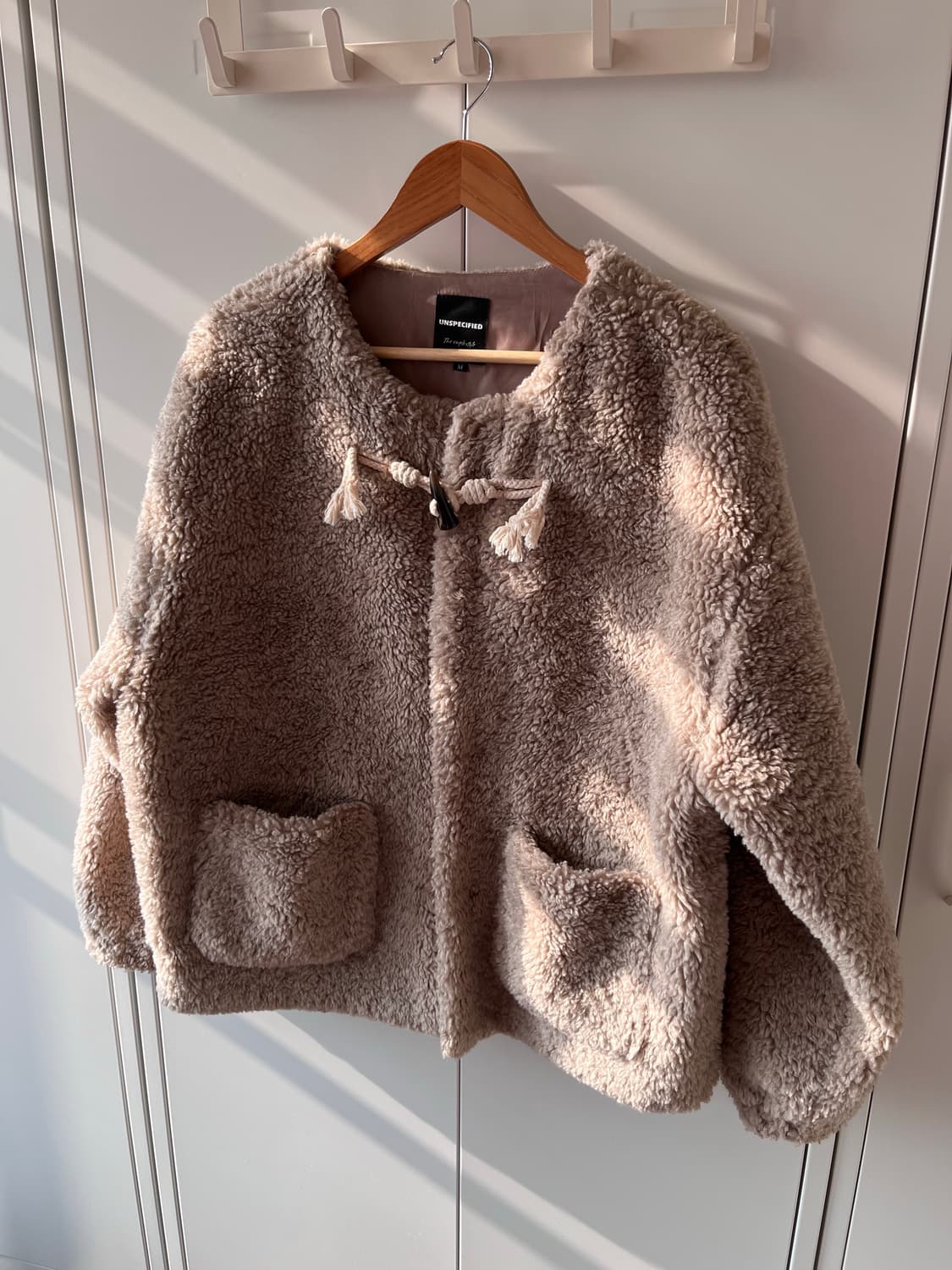 Unspecified 원버튼 뽀글이 양털 퍼자켓 상품이미지6