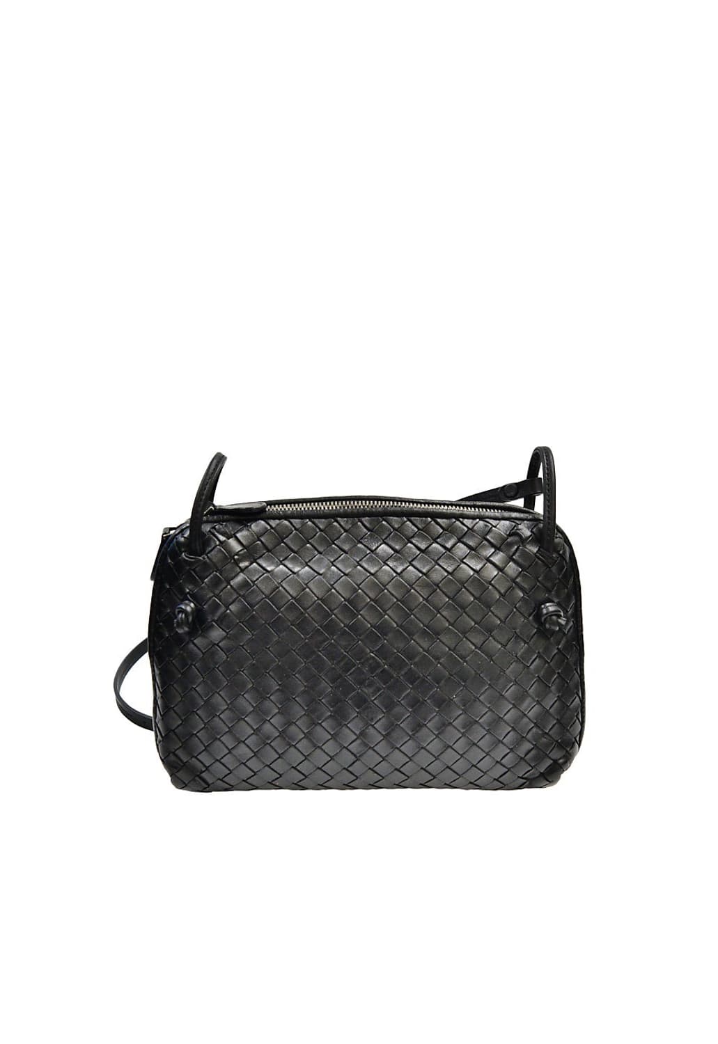 보테가베네타 블랙 인트레치아토 나파 노디니 크로스백(정품) 상품이미지2