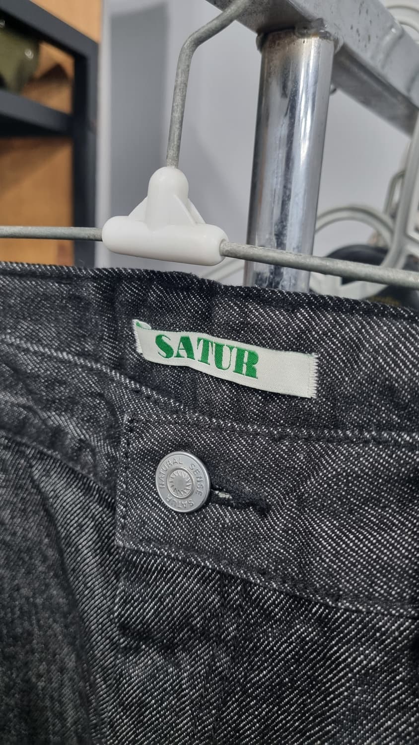 세터 블랙진 L(허리단면43) 33size 총장111 거의새거 상품이미지2