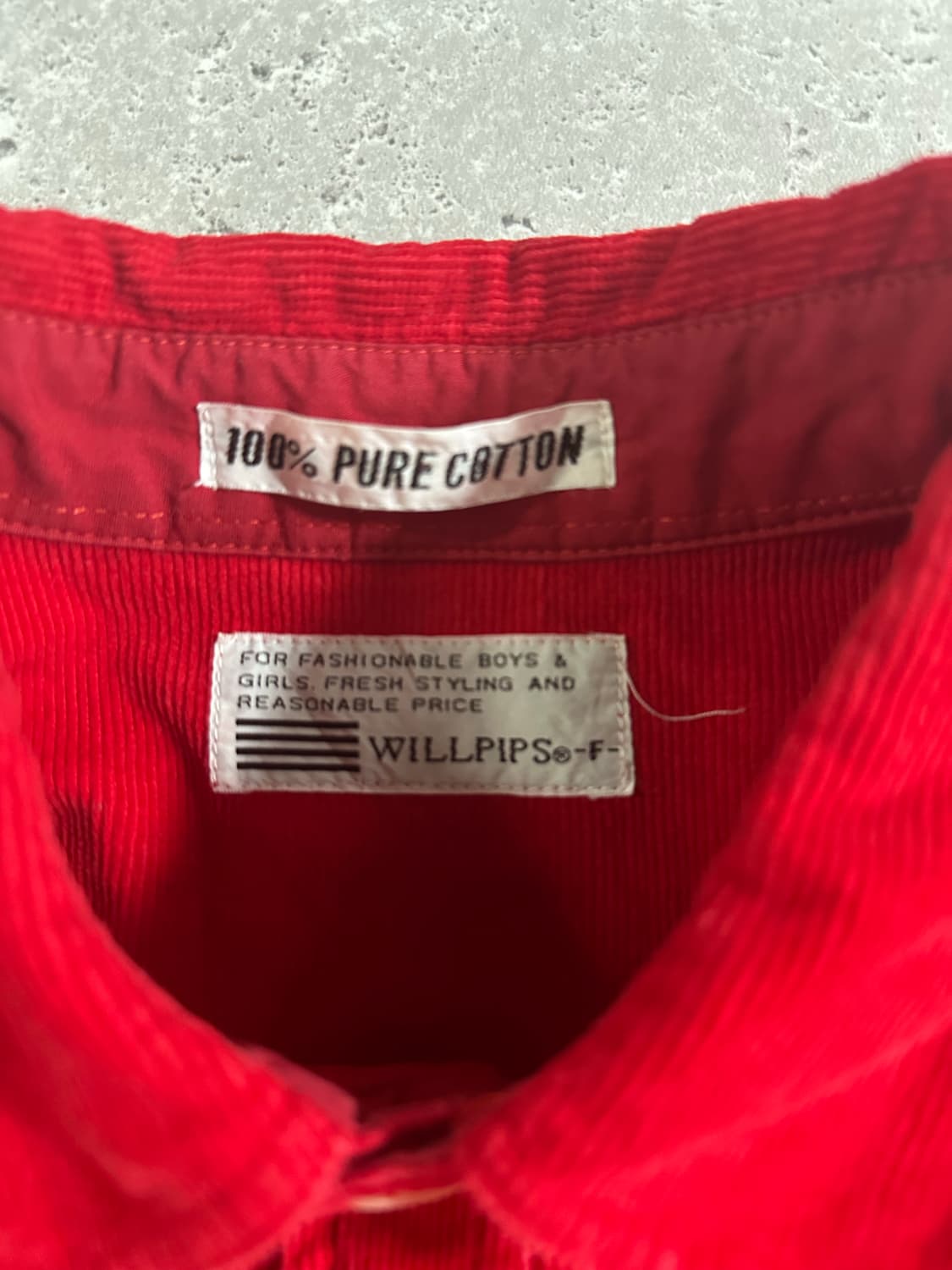 90s WILLPIPS 코듀로이 셔츠 009 상품이미지4