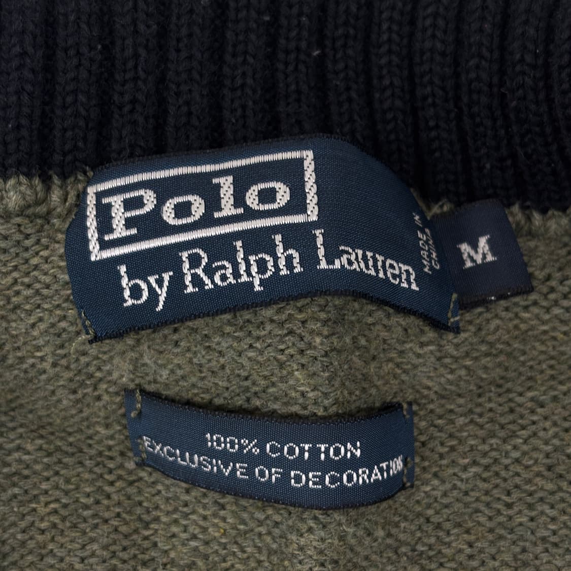 폴로 반집업 니트 상품이미지7