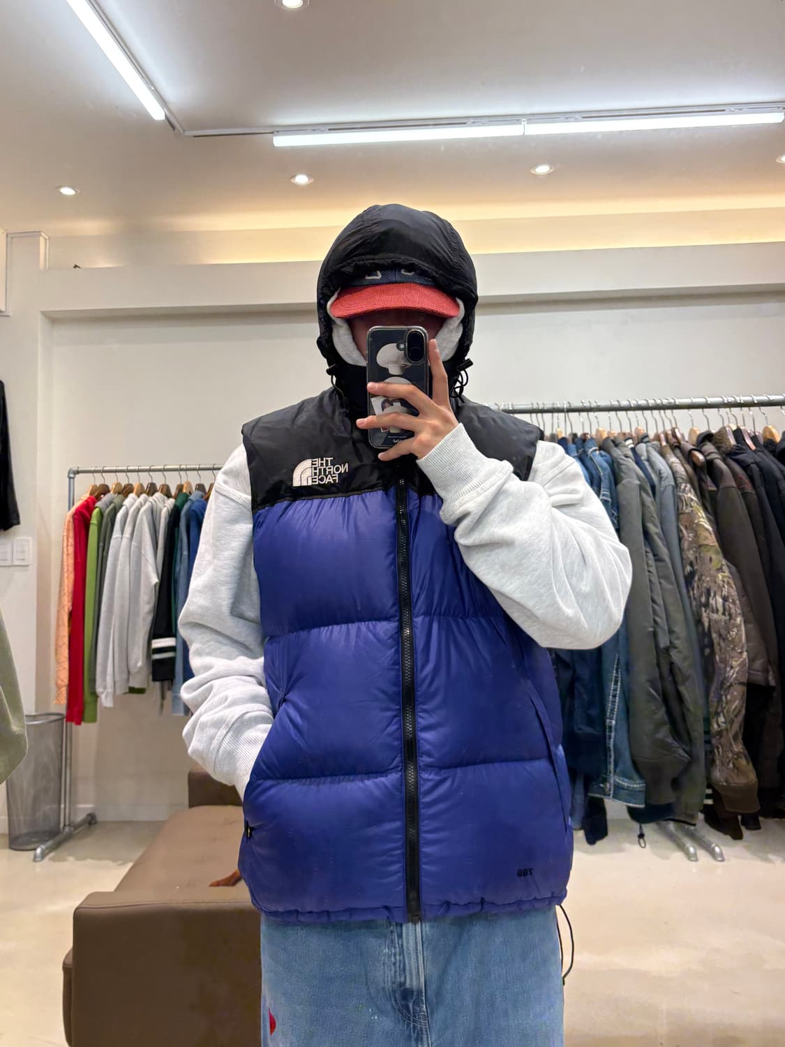 더 노스페이스 700 눕시 패딩 베스트 상품이미지7