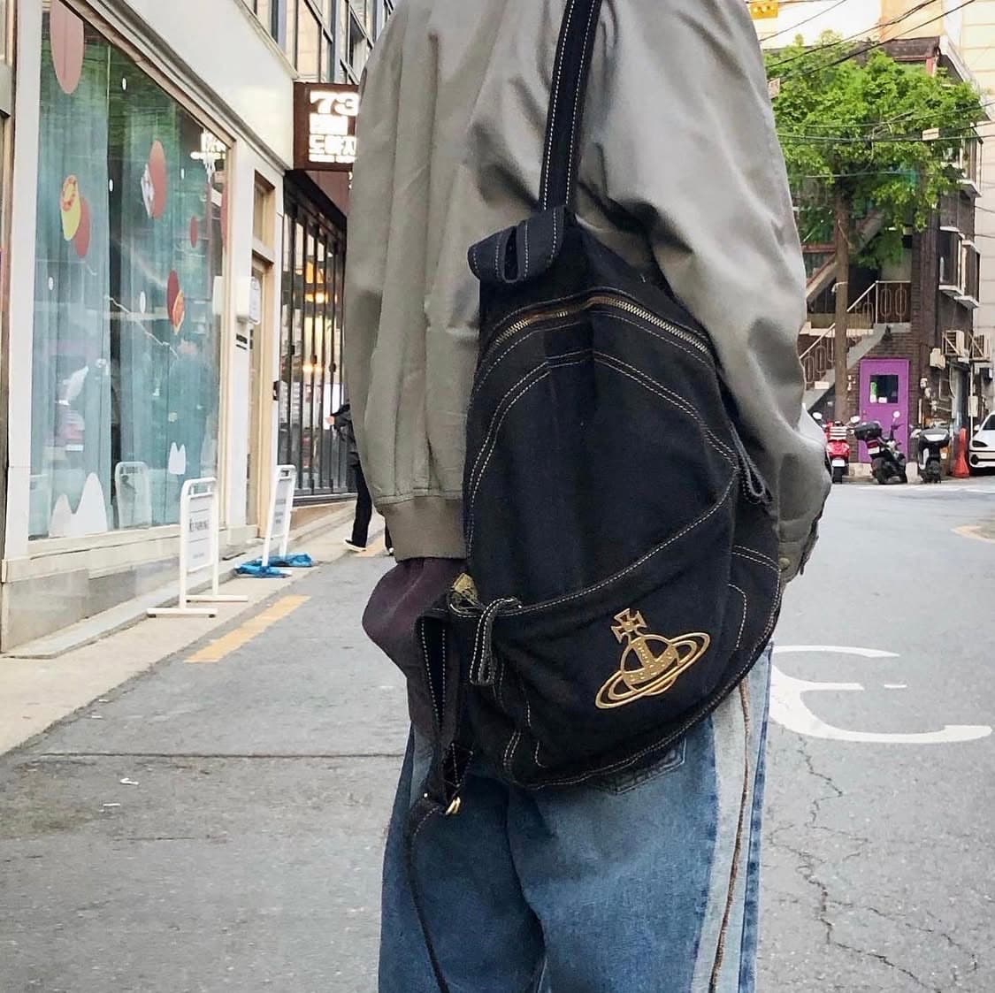 파워 정품 비비안 웨스트우드 코튼 백팩 상품이미지9