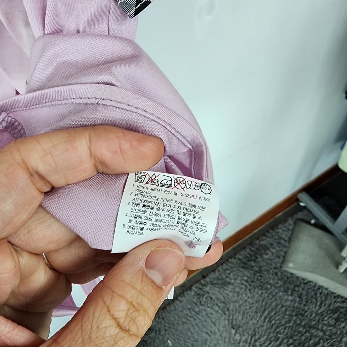 닥스 체크 배색 반팔 셔츠 핑크 상품이미지7