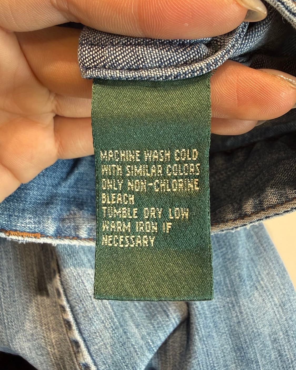 폴로 랄프로렌 진스 데님 미디스커트  상품이미지9