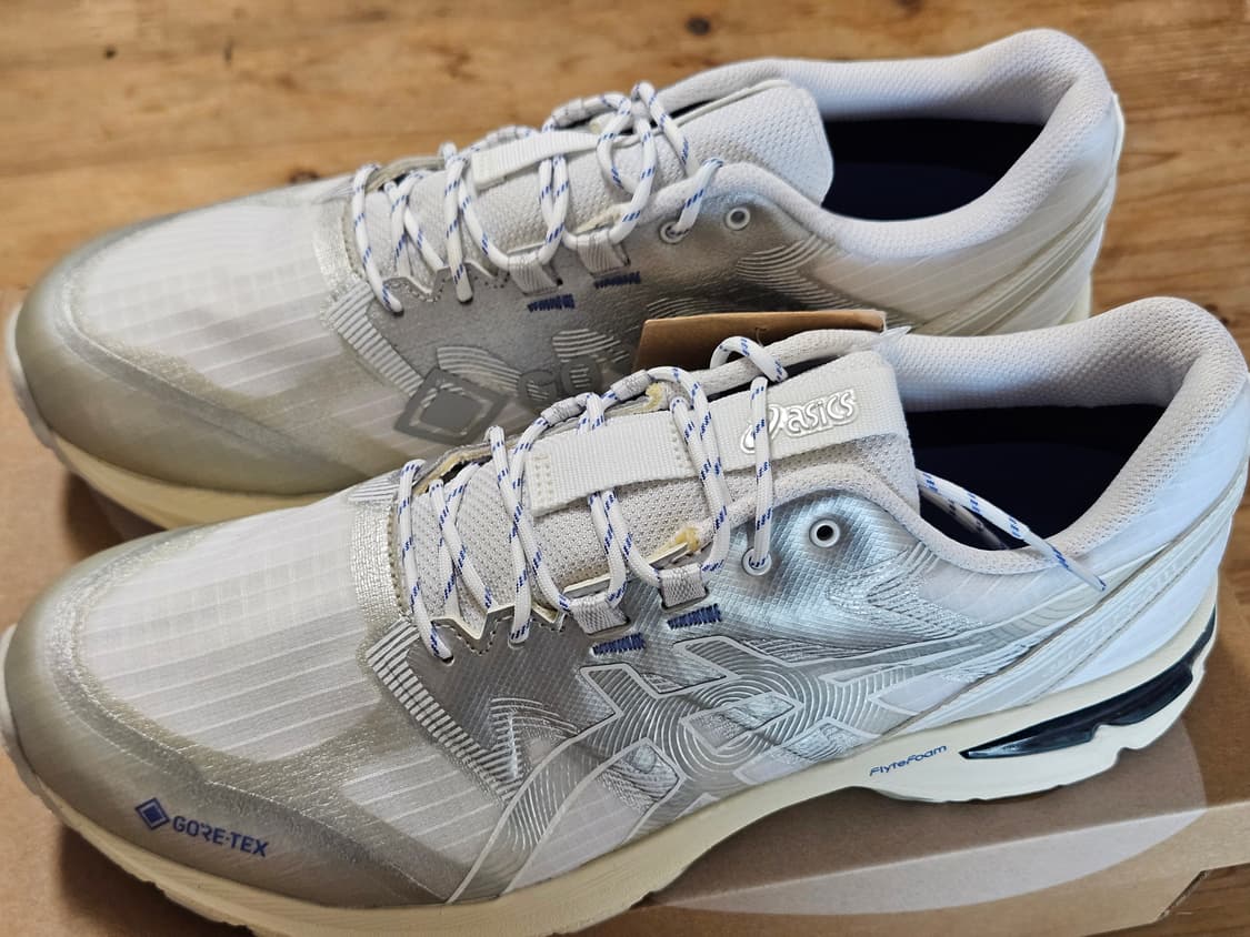 아식스 젤-터레인 GTX 화이트/퓨어 실버 270mm 새상품 상품이미지9