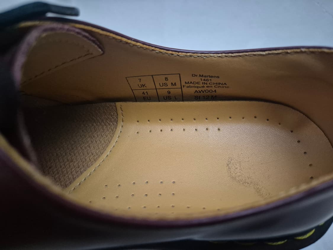[260] 닥터마틴 1461 체리레드 uk7 상품이미지3