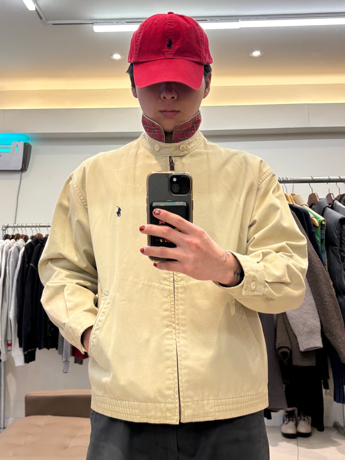 90s 폴로 랄프로렌 블루종 자켓 상품이미지9