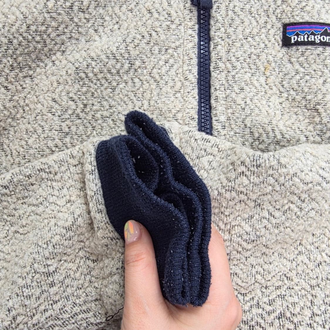 [프립]파타고니아 플리스 자켓 베이지 상품이미지8