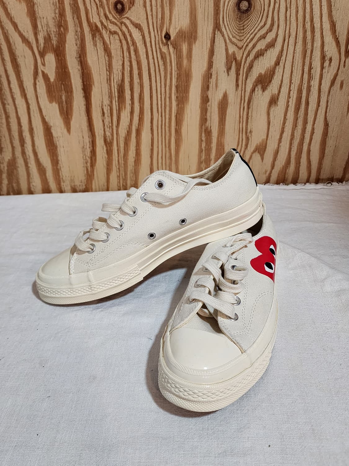 꼼데가르송 컨버스 척테일러 70 로우 아이보리
새상품 255 상품이미지5