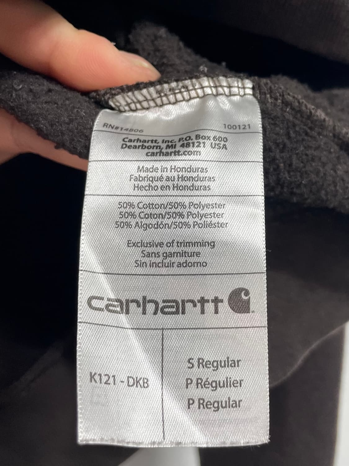 칼하트 오리지널핏 브라운 후드티 (on.541) 상품이미지6