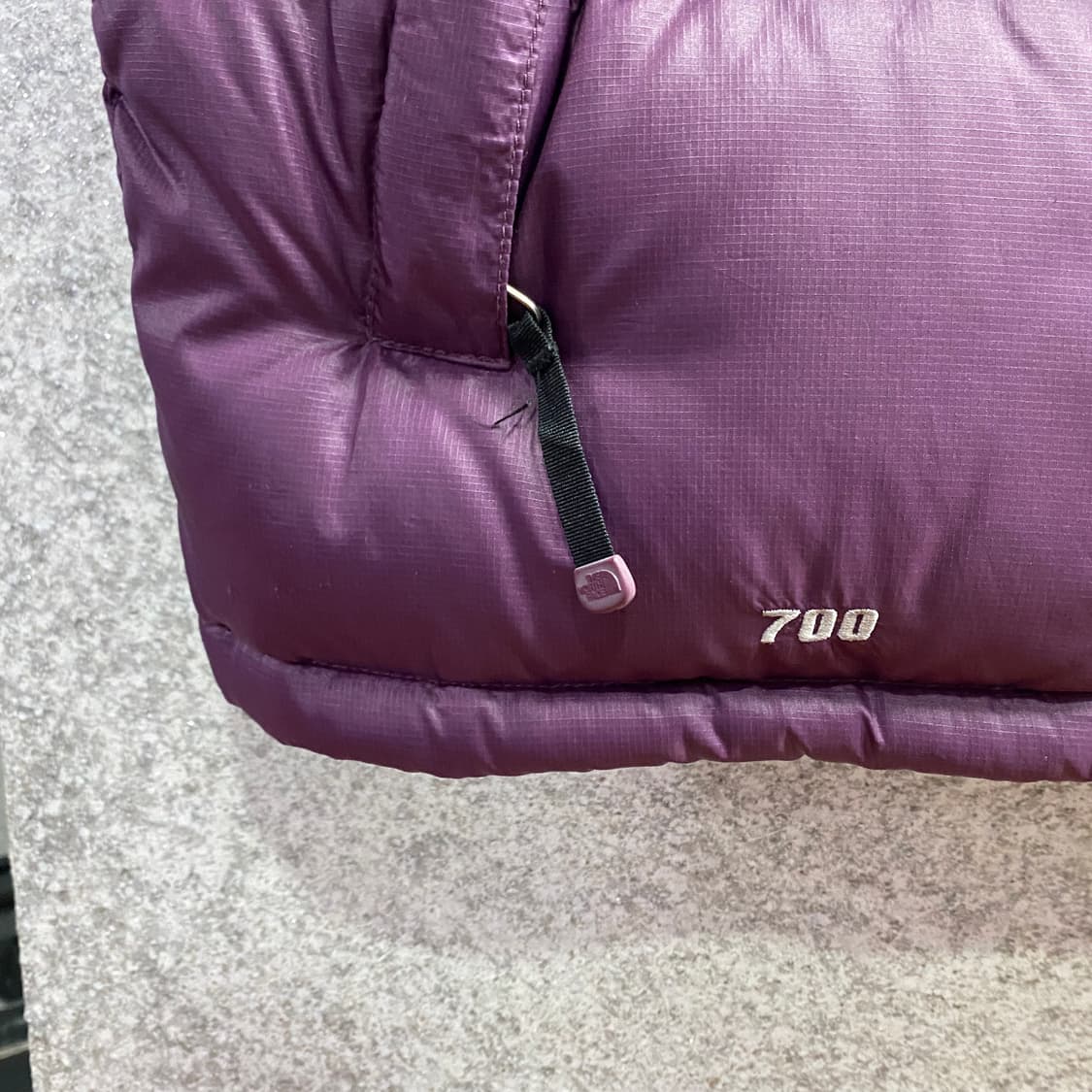 노스페이스 700 구스다운 퍼플 패딩 베스트 B3327 상품이미지4