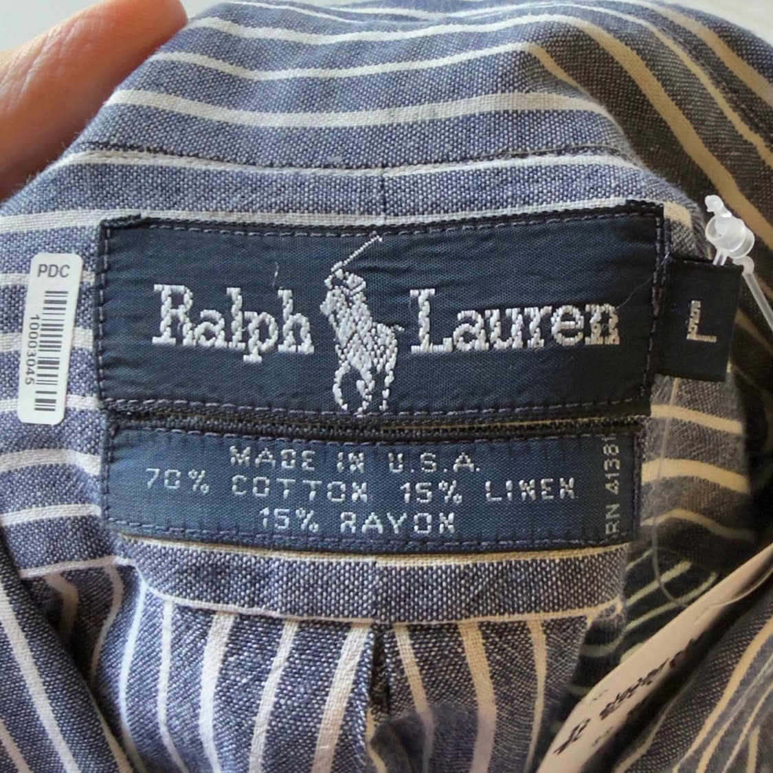 폴로 랄프로렌 스트라이프 긴팔 셔츠 상품이미지4