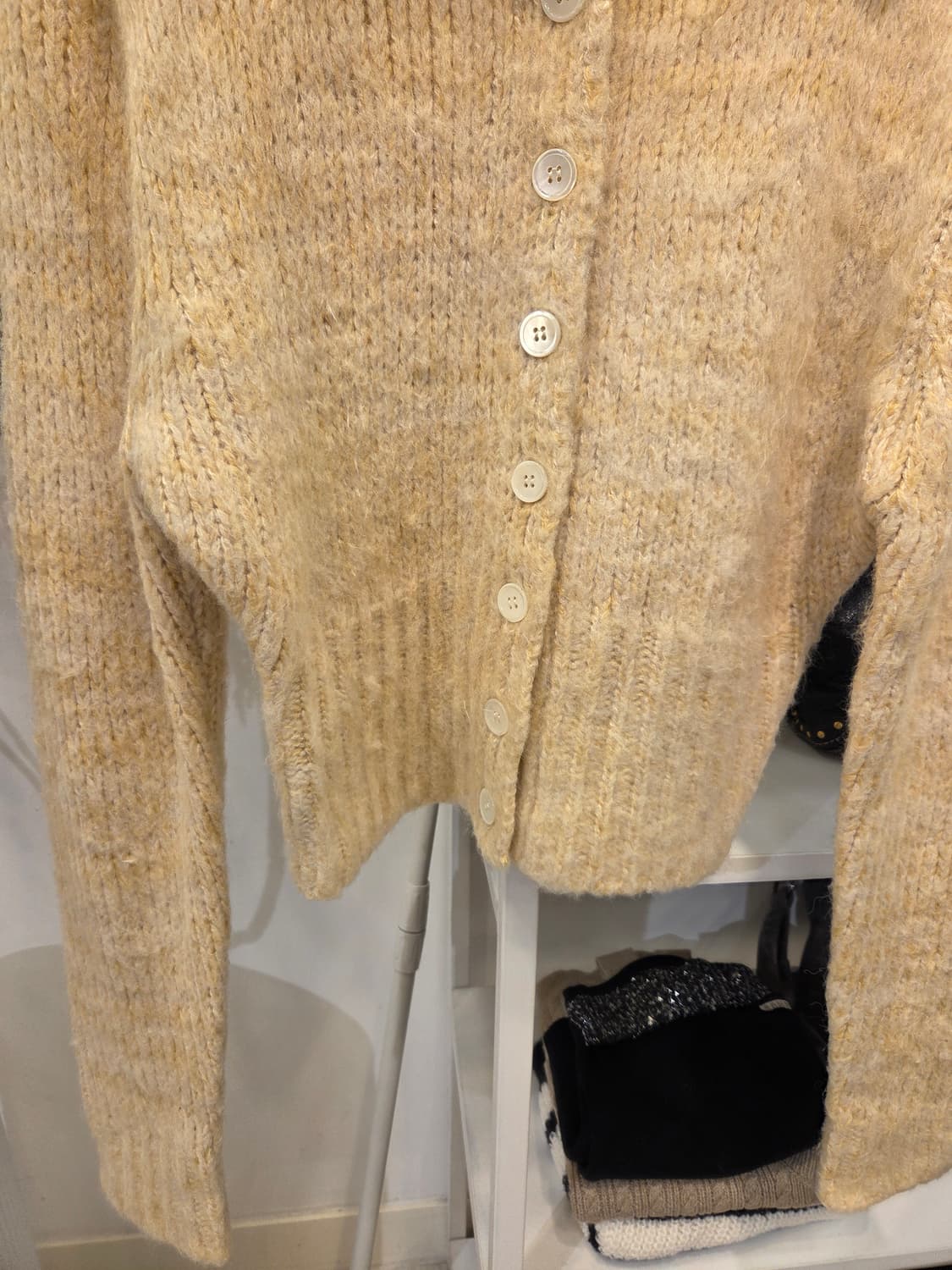 CESTLAVIE 세라비 카라  니트 가디건 상품이미지5