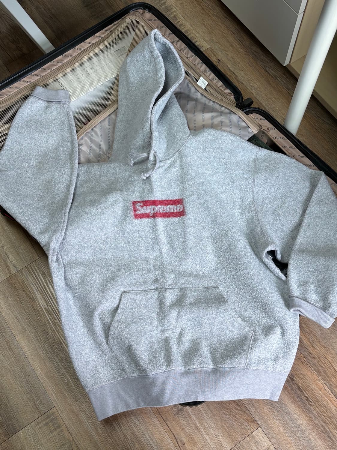 슈프림 인사이드 아웃 박스로고 후드티 그레이 사이즈 M 팝니다 상품이미지1