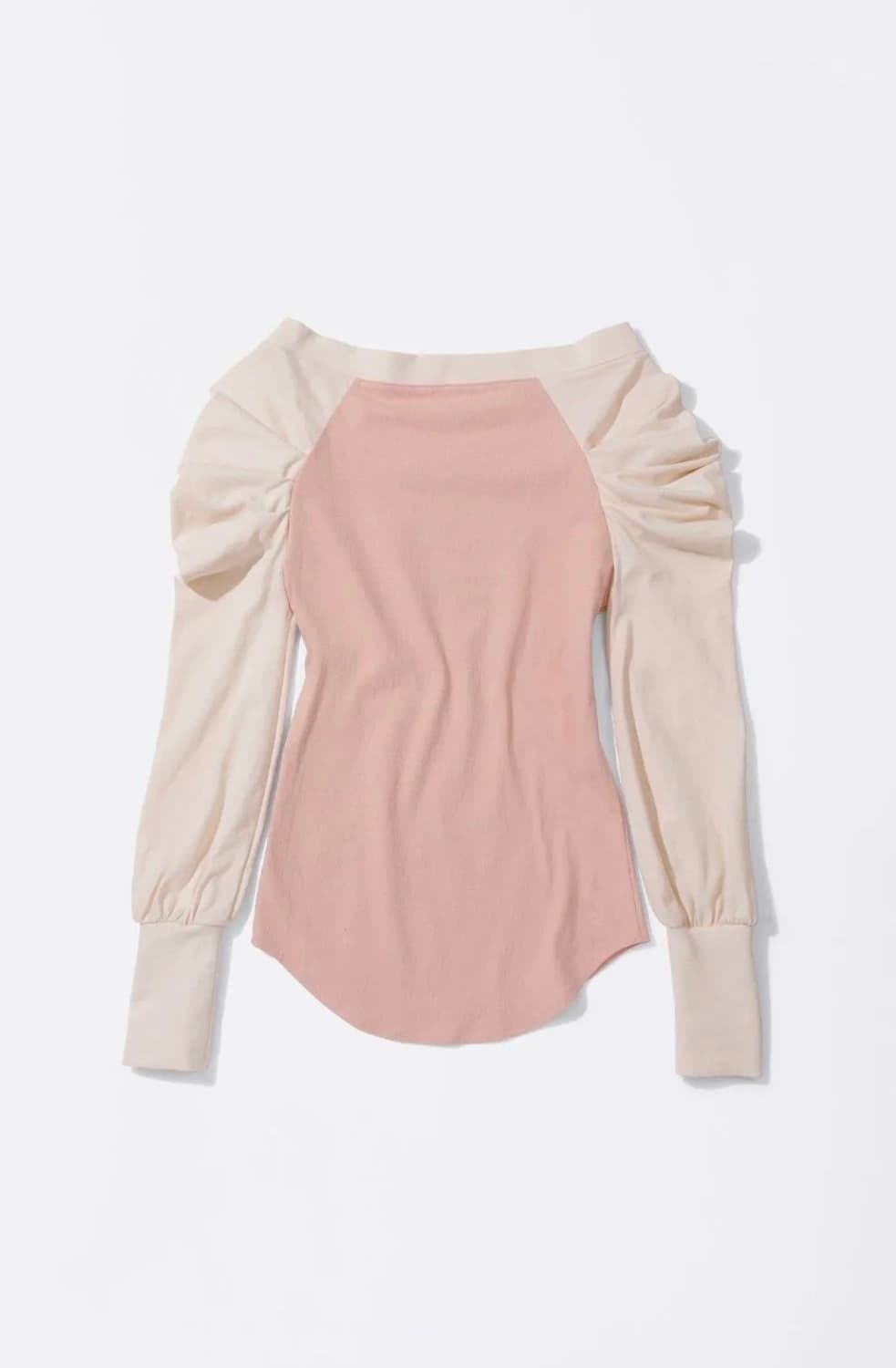 스컬프터 love off shoulder tee peach 상품이미지2