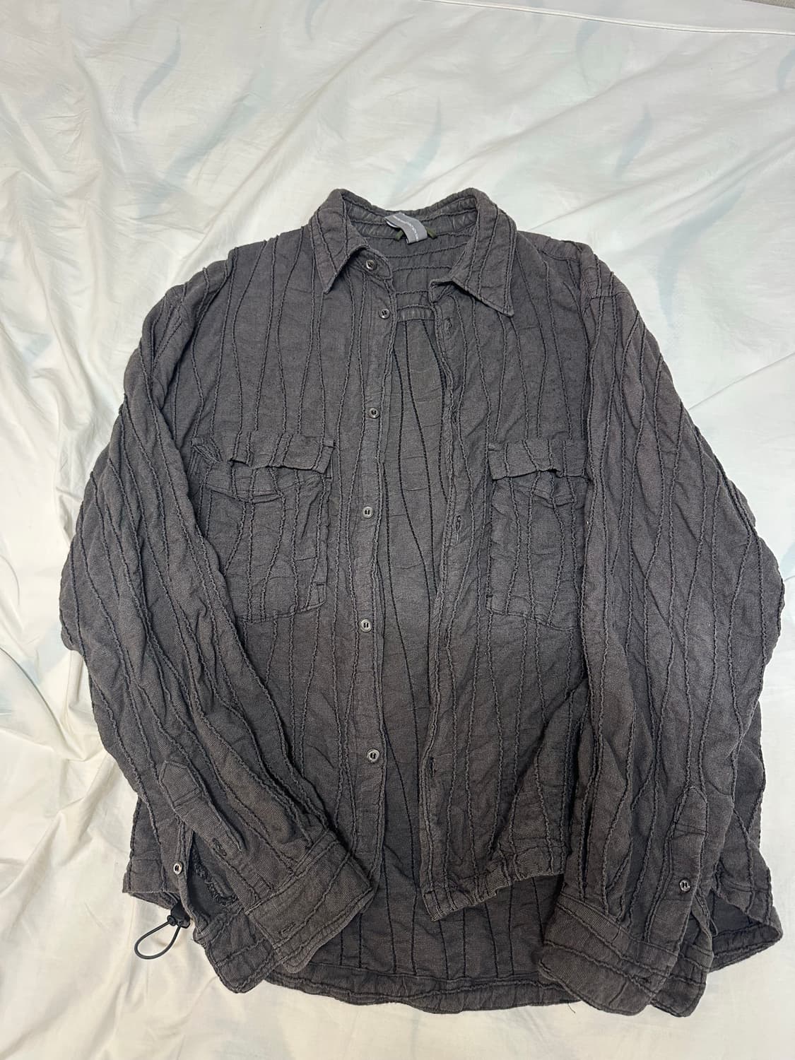 Unaffected draw string 셔츠 상품이미지1