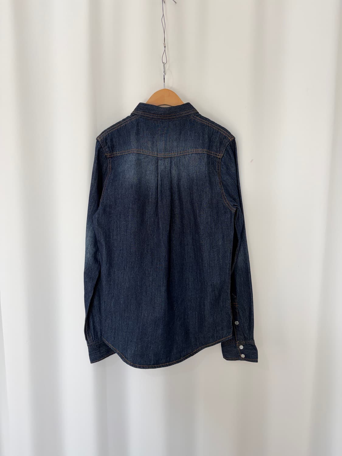 GENNARO denim western shirt  상품이미지4